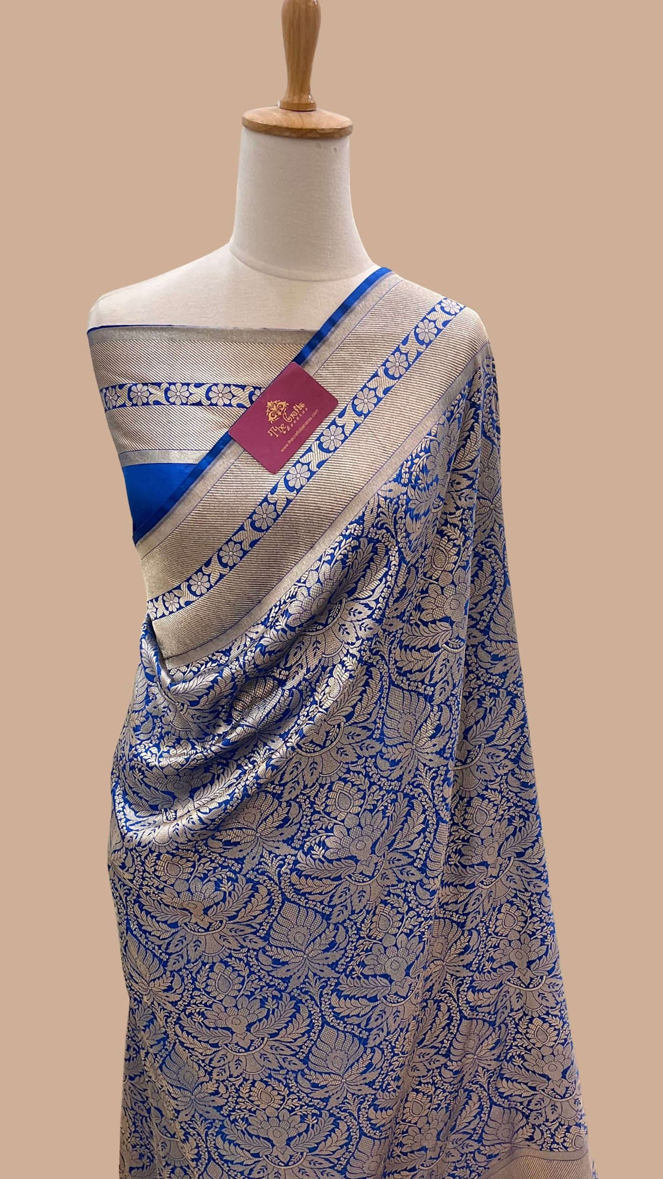 Pure Katan Silk Handloom Banarasi Saree - Tanchui Brocade