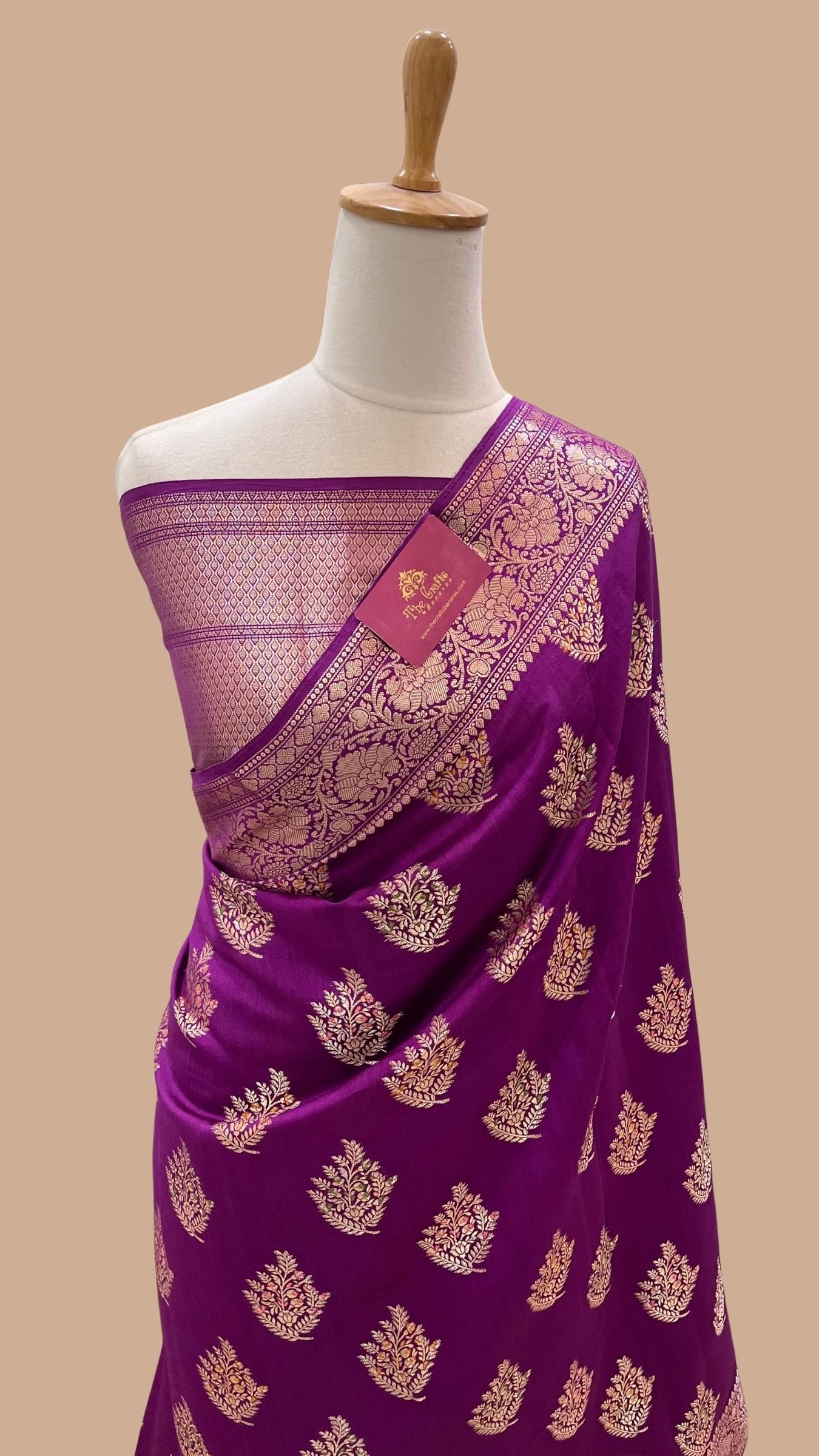 Pure Chiniya Silk Banarasi Saree