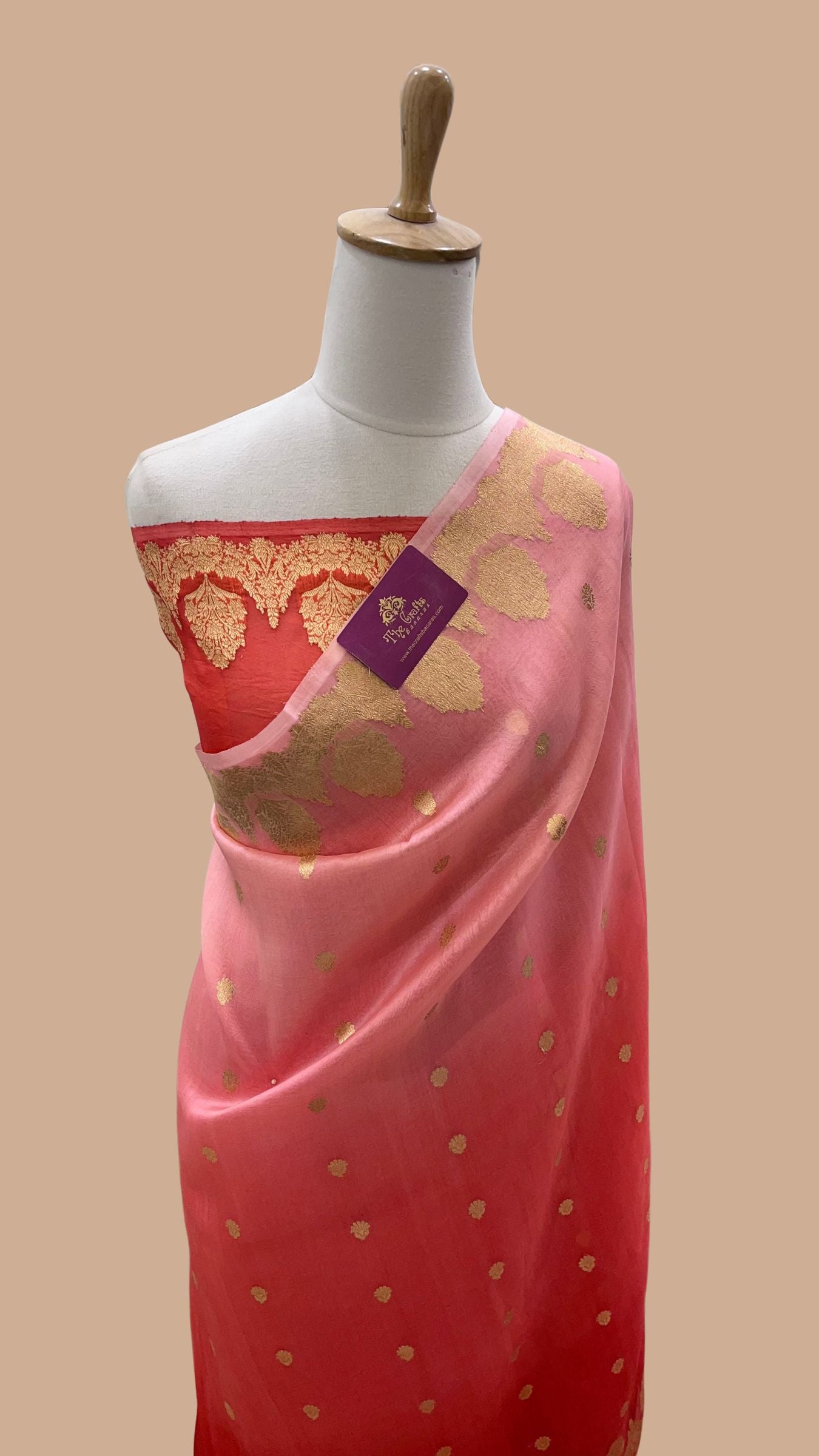 Pure Kora Silk Handloom Banarasi Saree