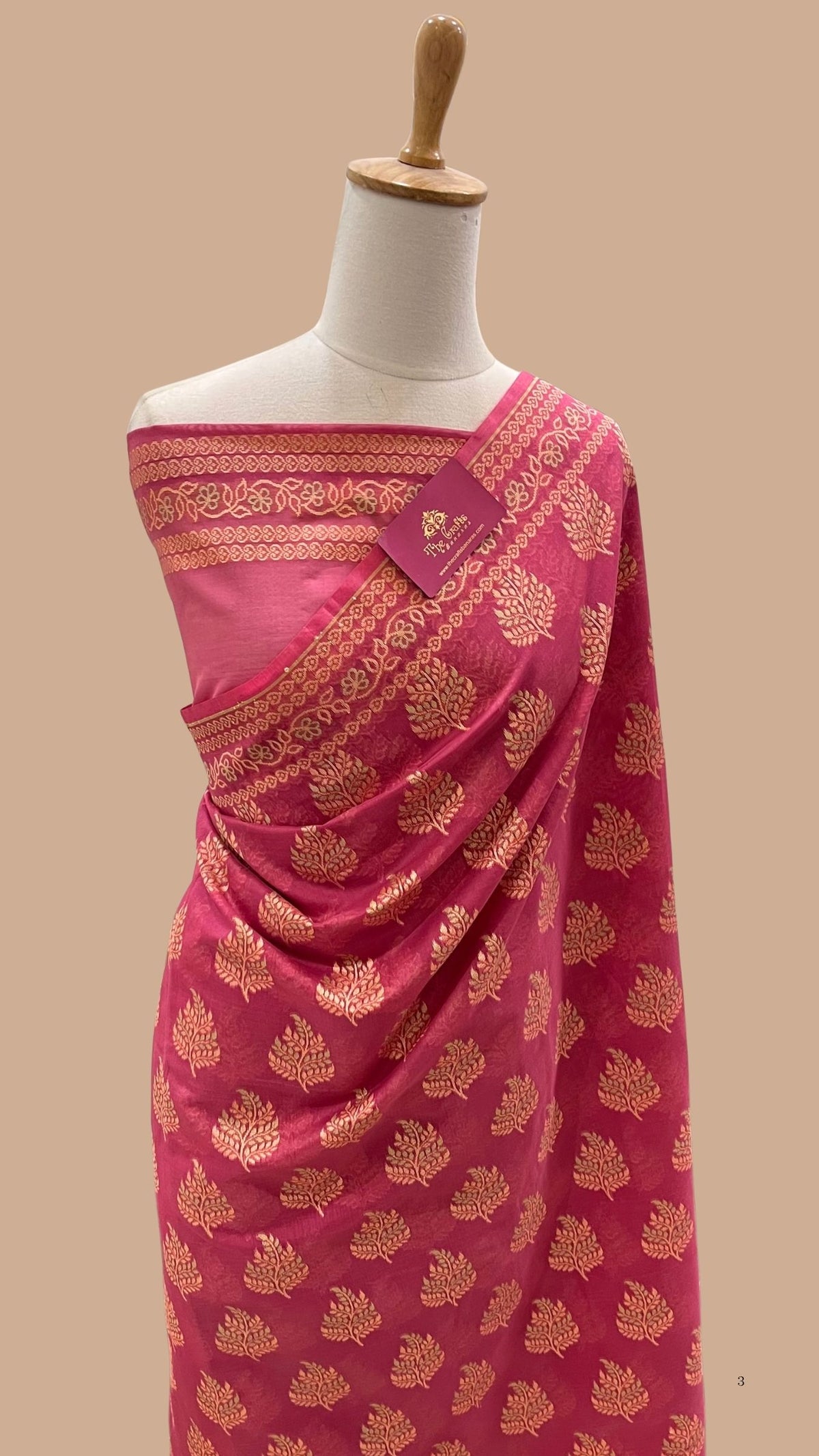 Pure Cotton Patola Reshmi Zari Banarasi Saree