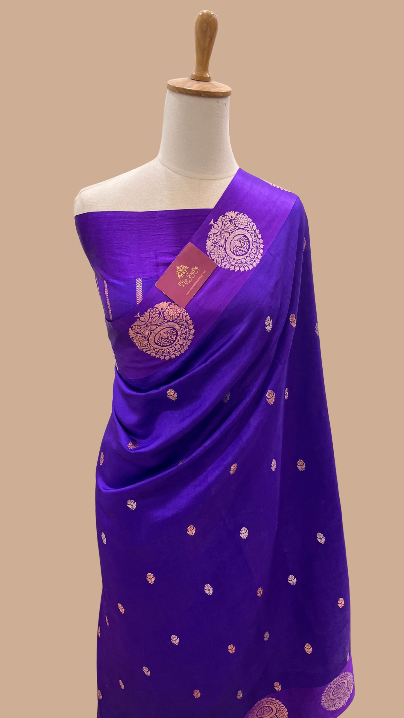 Pure Mango Silk Handloom Banarasi Saree