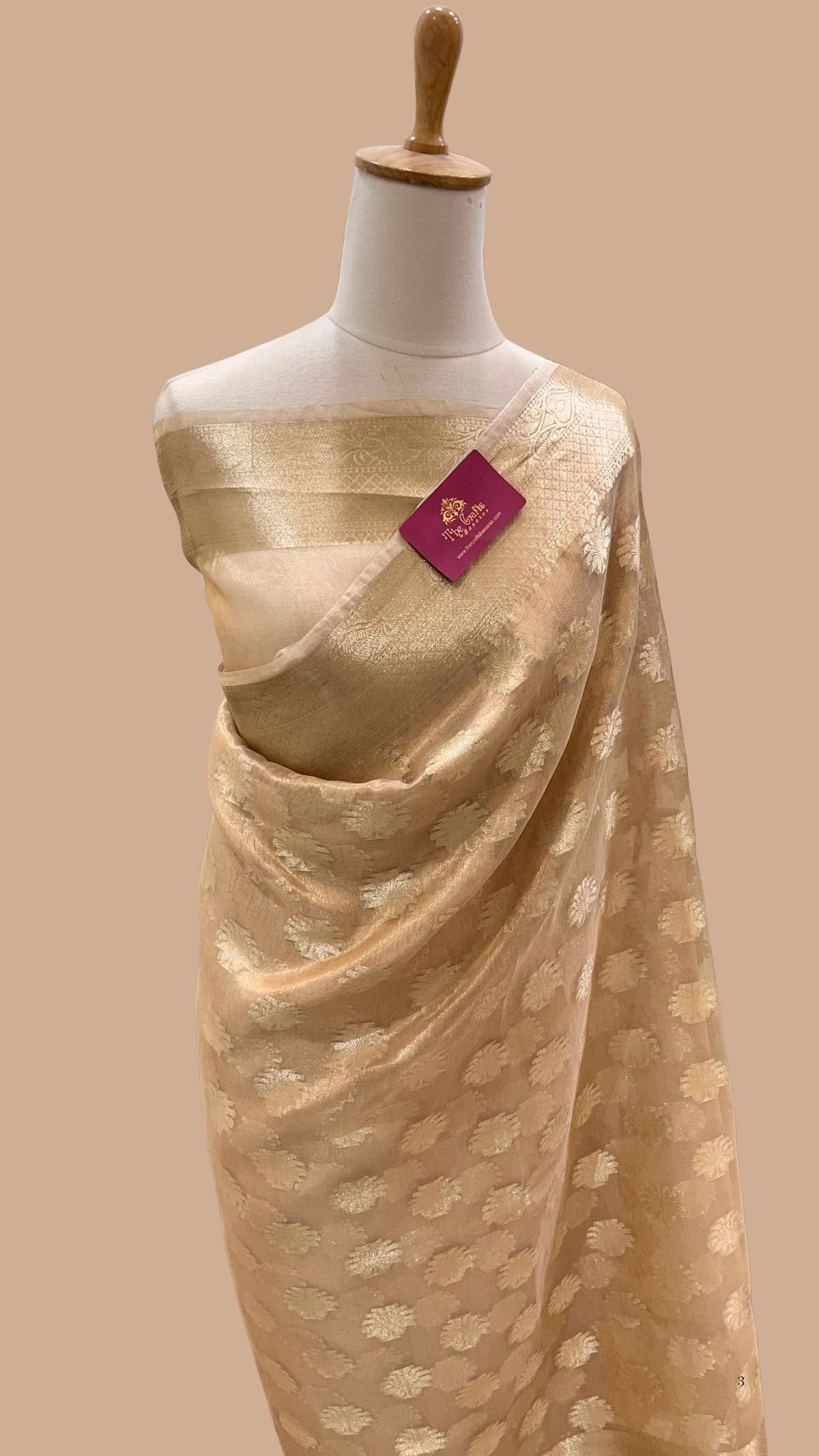 Pure Kora Tissue Silk Banarasi Saree