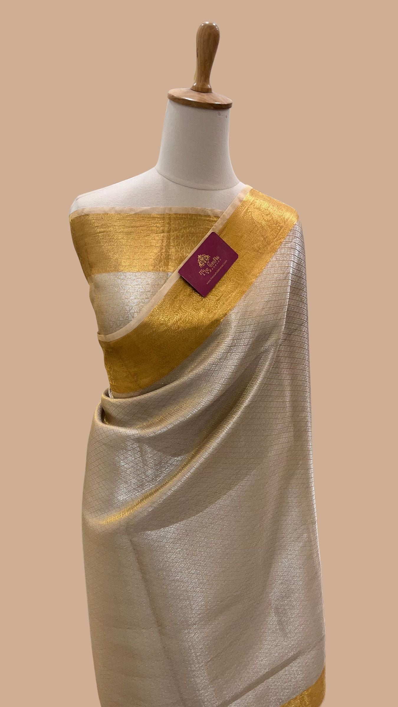 Pure Tissue Silk Brocade Banarasi Saree