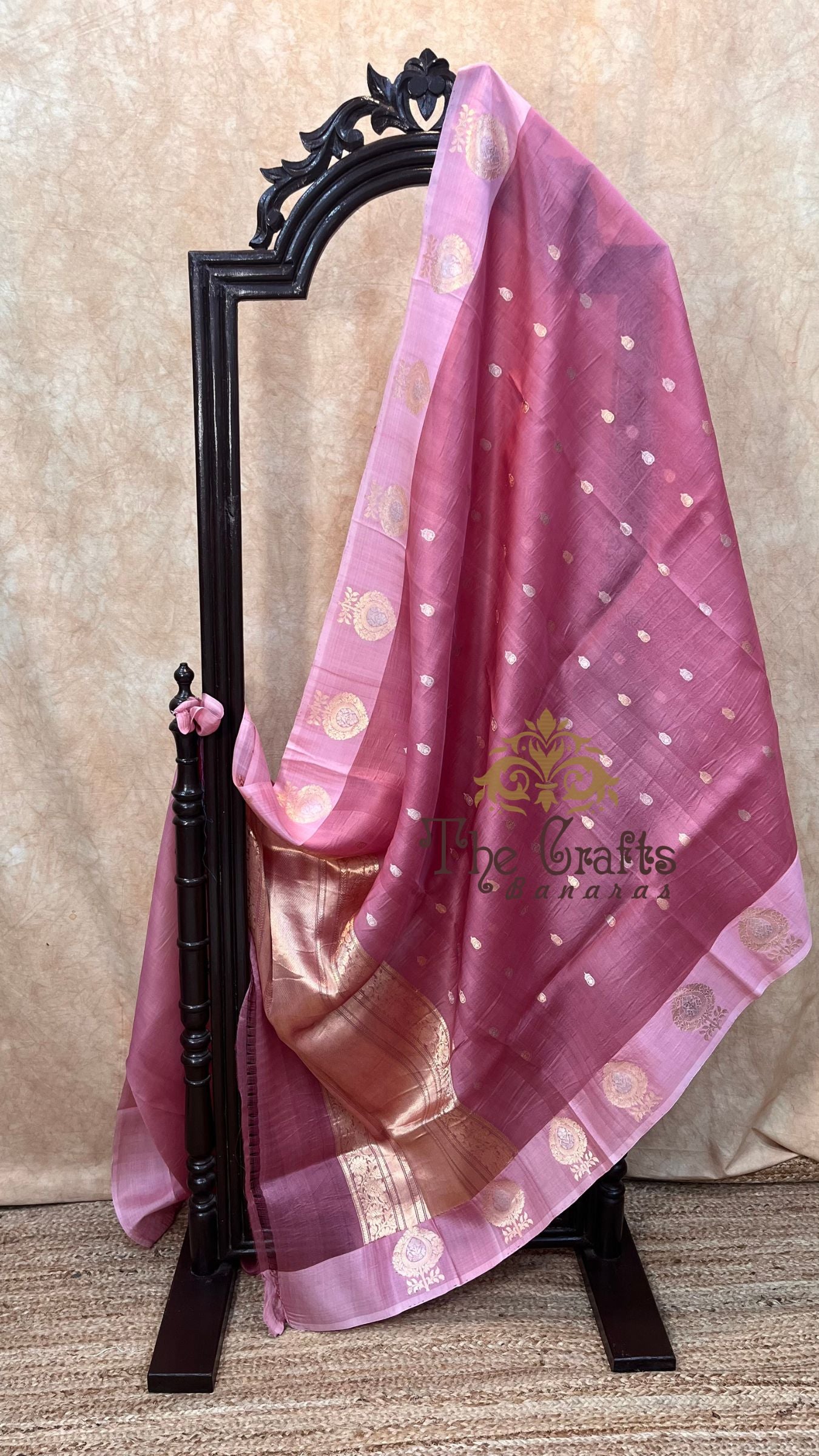 Pure Kora Silk Handloom Banarasi Saree