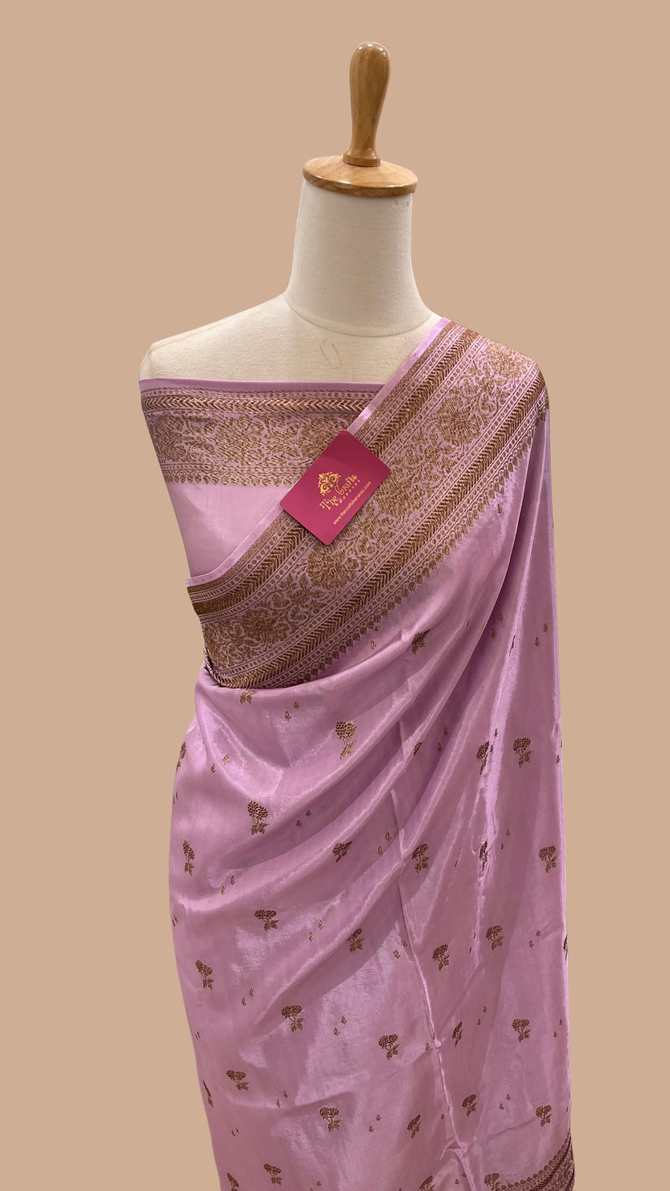 Pure Crepe Silk Banarasi Saree