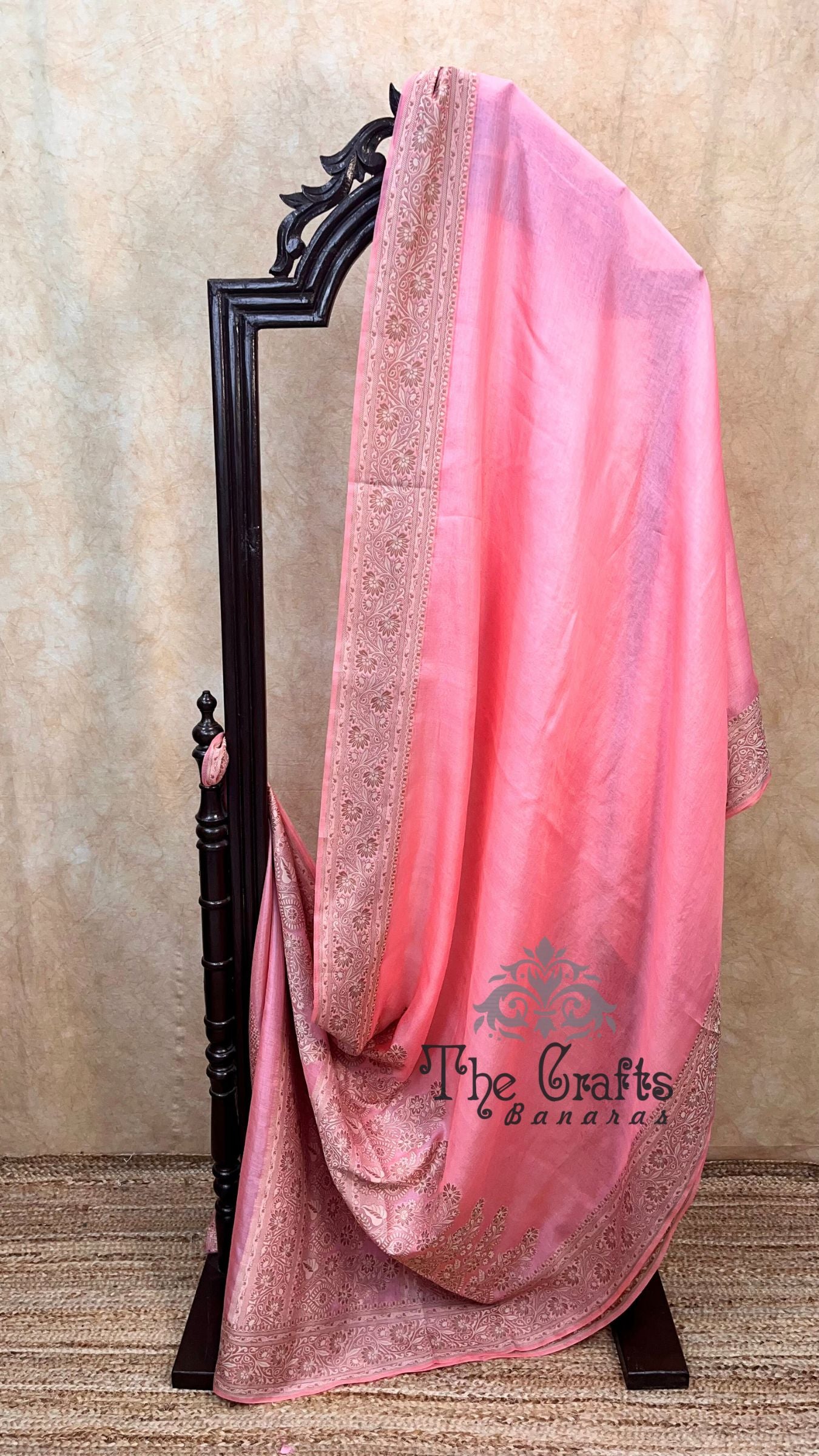 Pure Butter Crepe Banarasi Saree