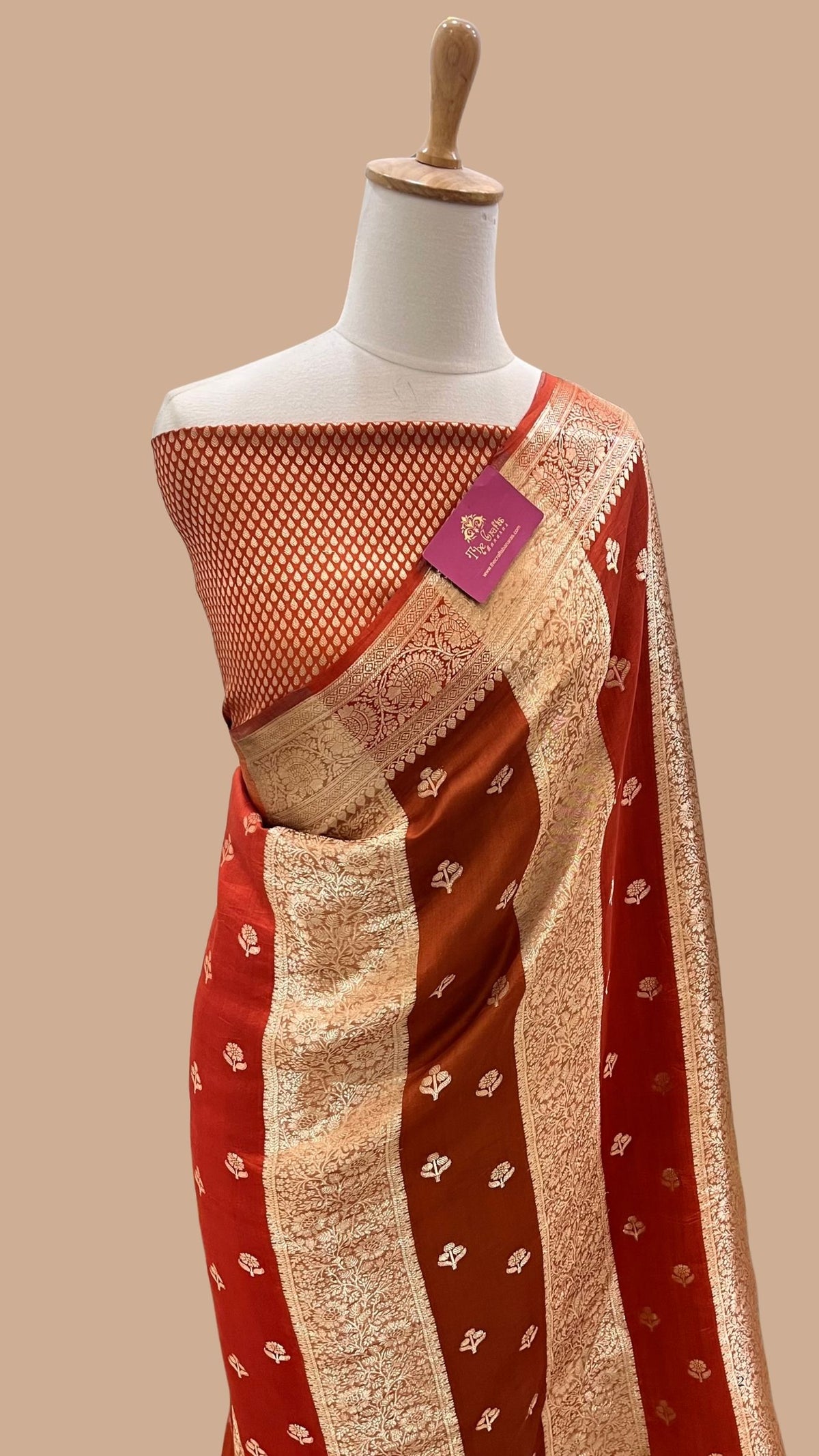 Pure Chiniya Tissue Silk Banarasi Saree