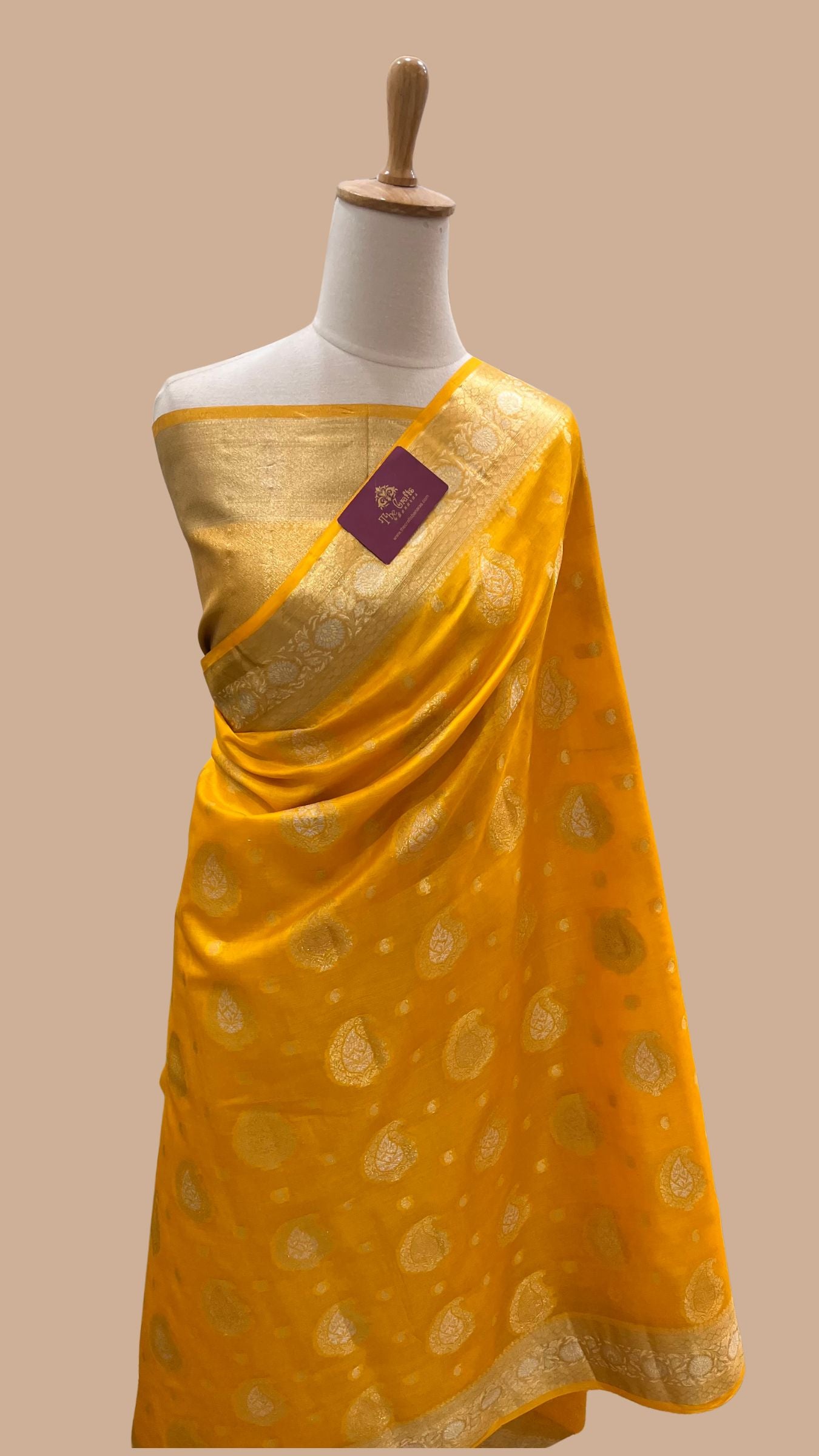 Pure Tussar Silk Banarasi Saree