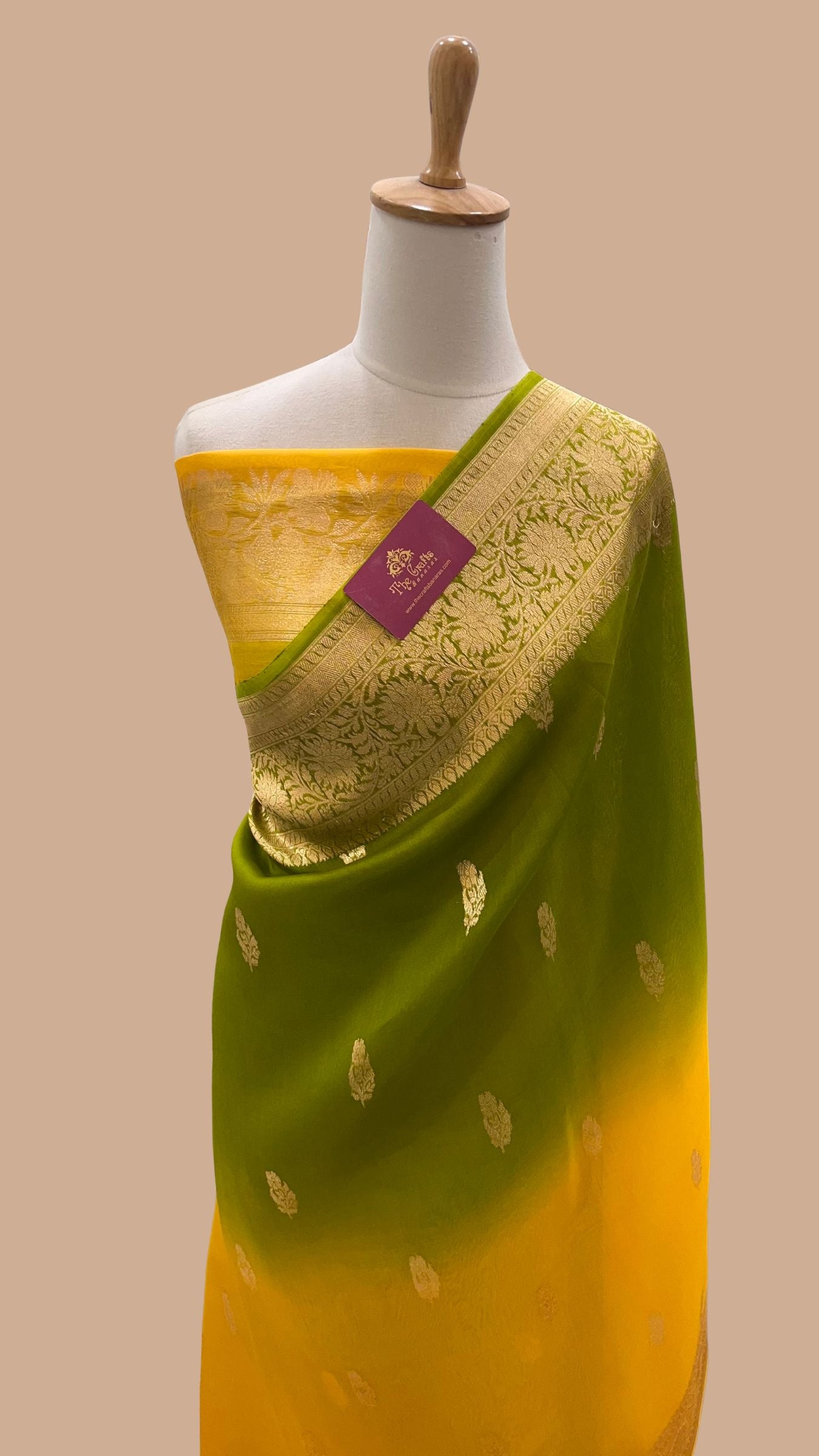 Pure Kora Silk Handloom Banarasi Saree