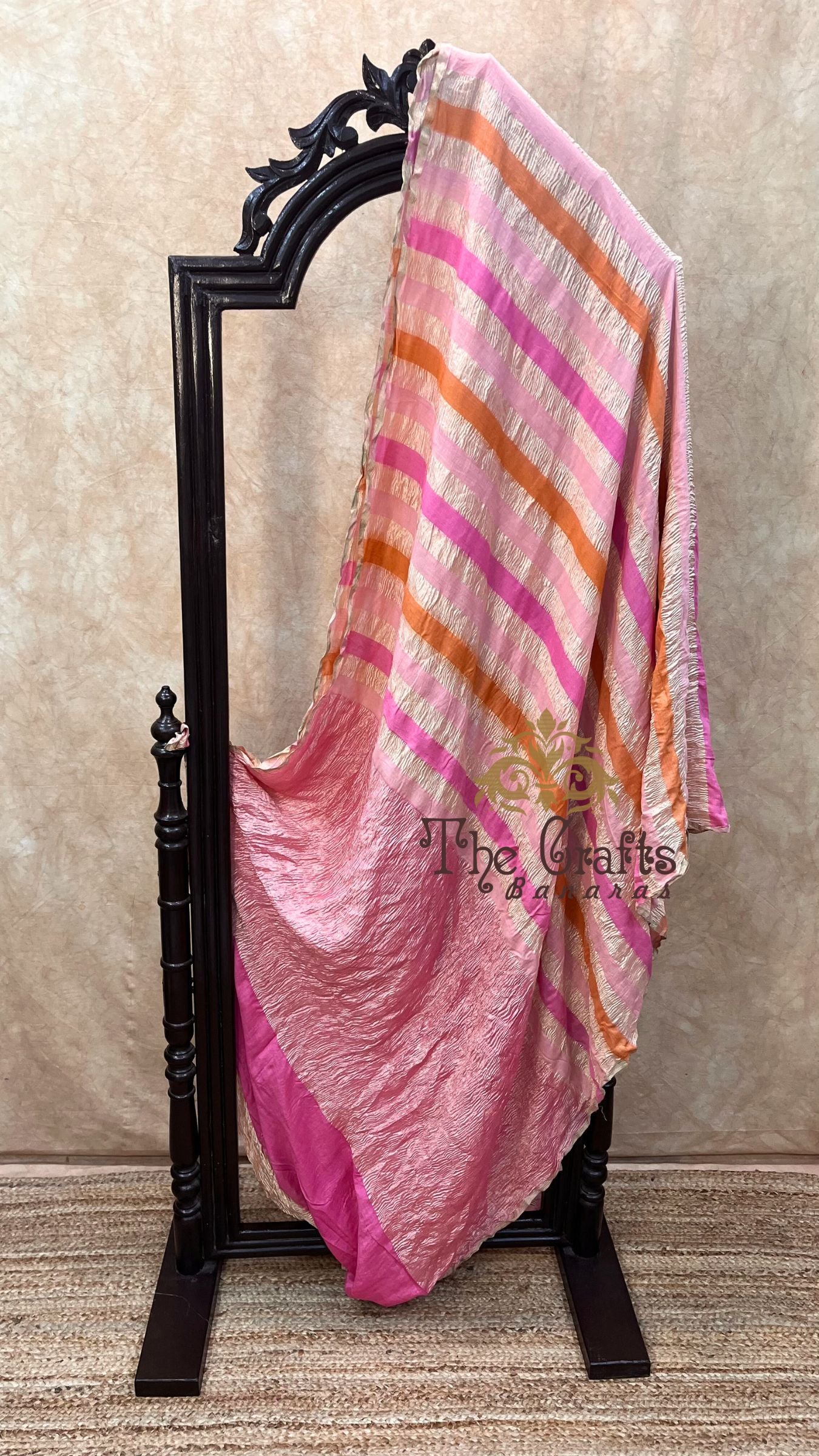 Pure Munga Tissue Silk Handloom Banarasi Saree