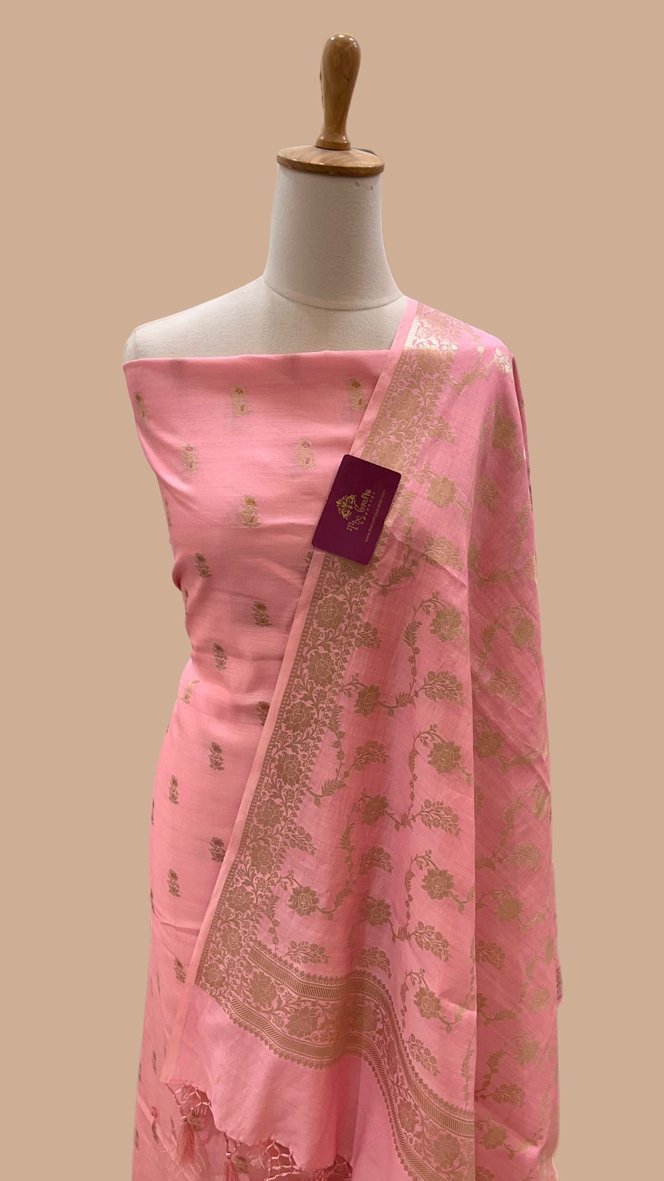 Pure Chiniya Silk Banarasi Dress Material