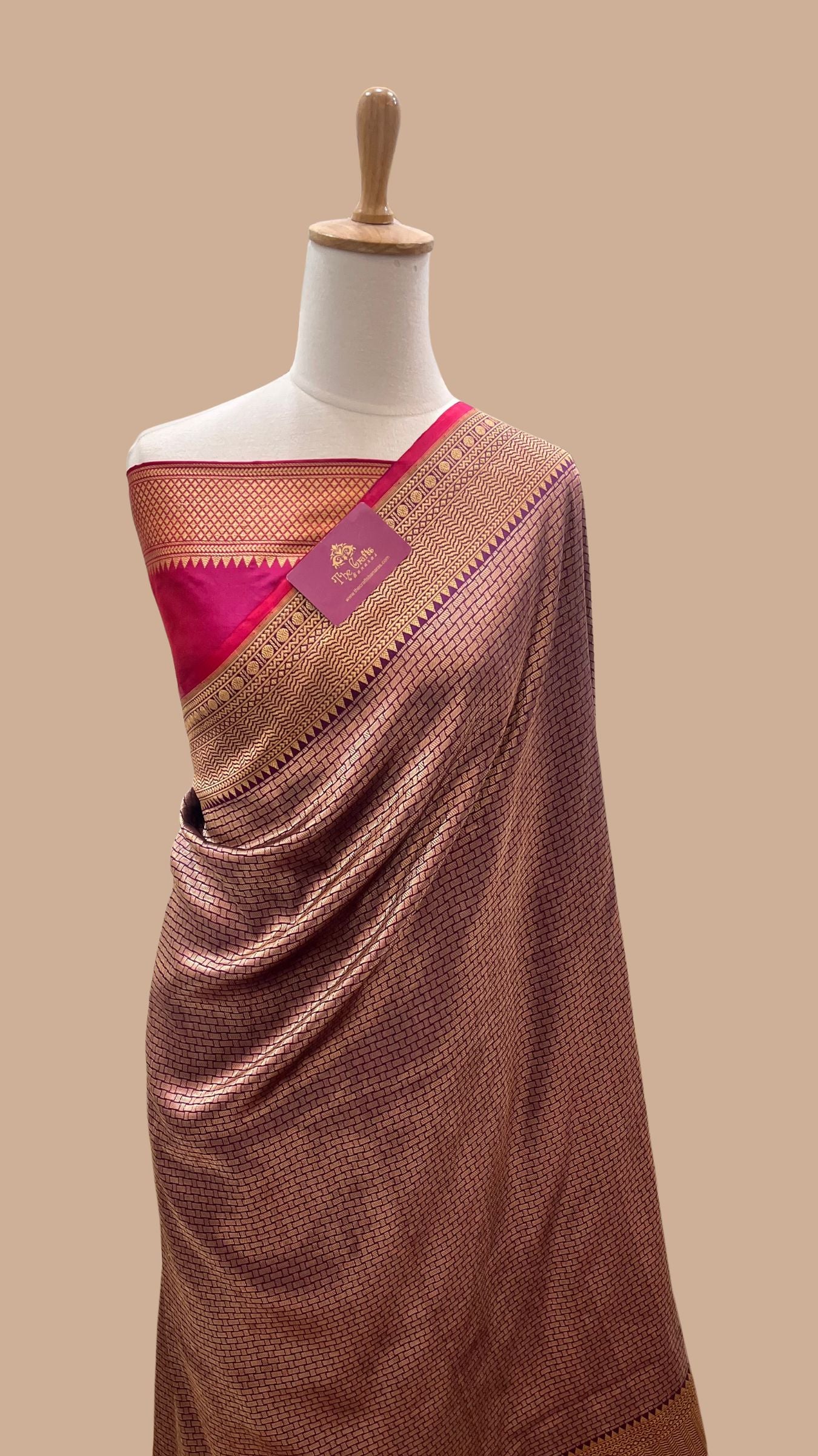 Pure Katan Silk Handloom Banarasi Saree - Tanchui Brocade