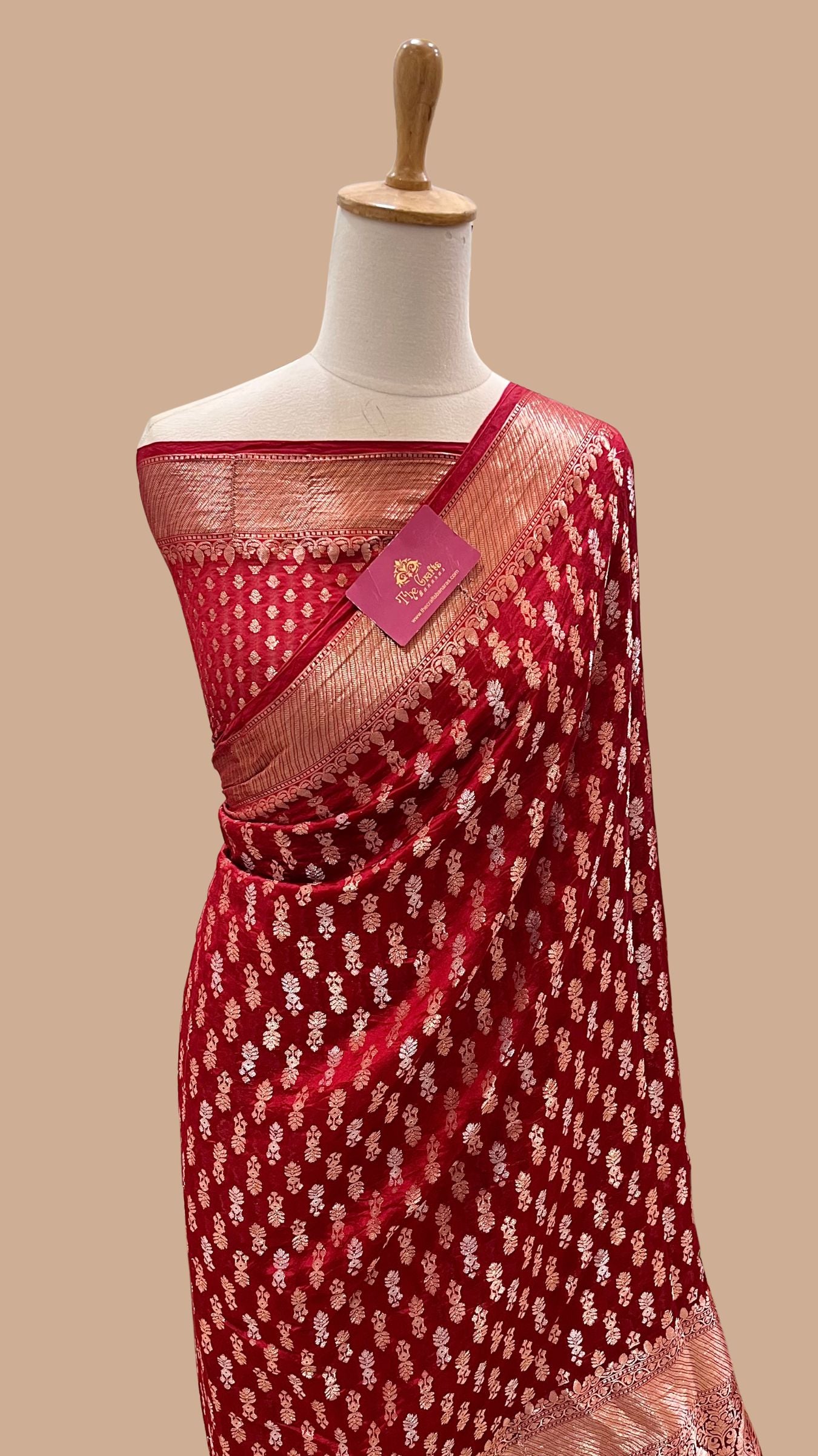 Pure Mango Silk Banarasi Saree