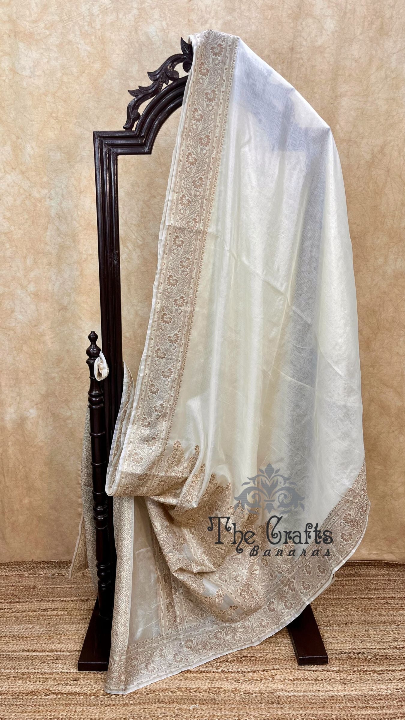 Pure Butter Crepe Banarasi Saree