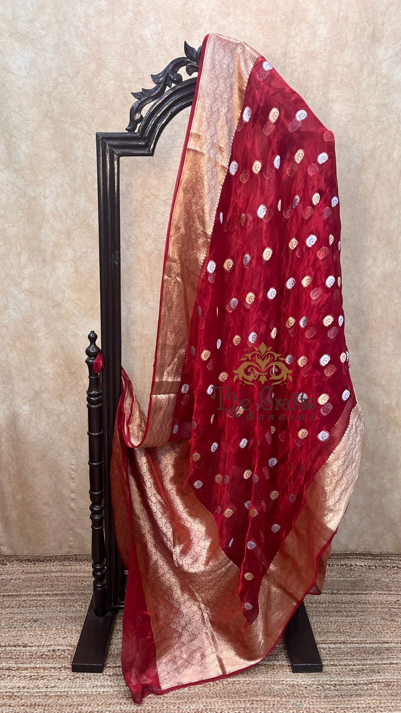 Pure Kora Silk Handloom Banarasi Saree