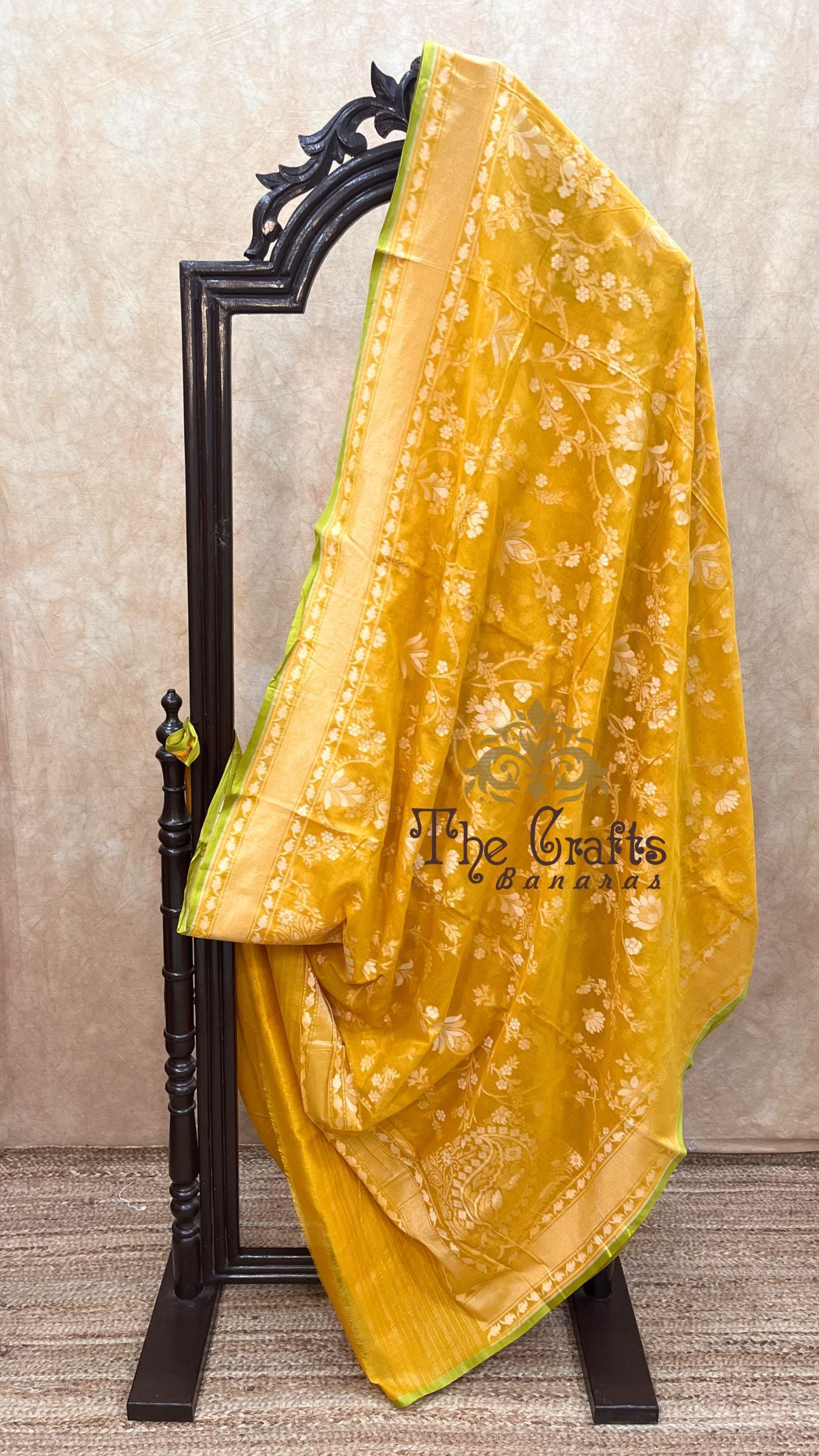 Pure Ektara Cotton Jamdani Banarasi Saree - Alfi