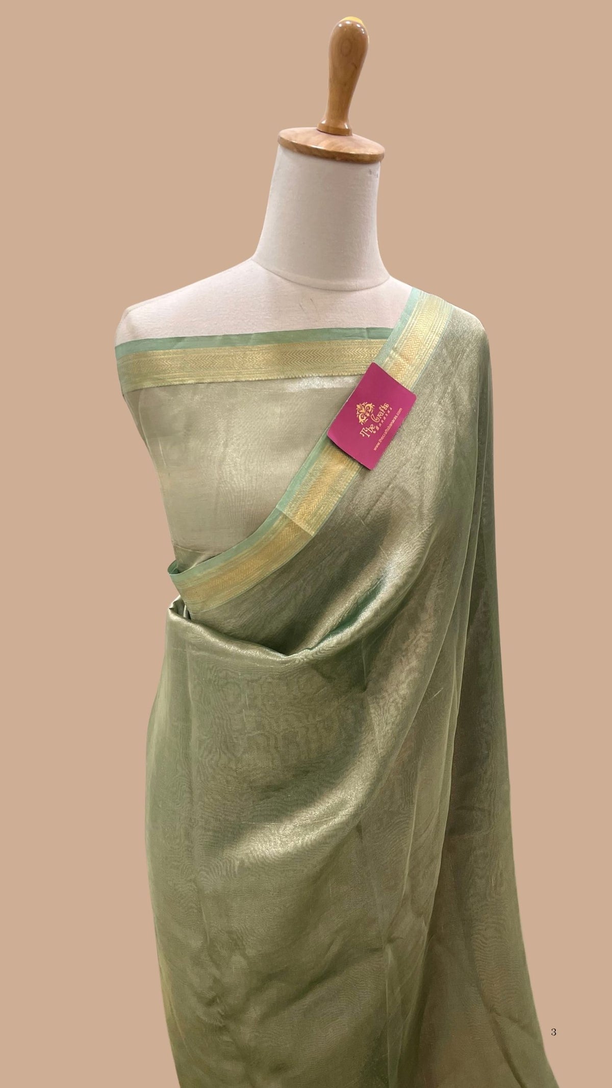 Pure Kora Tissue Silk Banarasi Saree