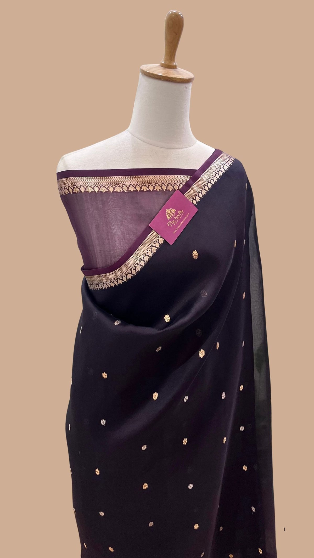 Pure Kora Silk Handloom Banarasi Saree