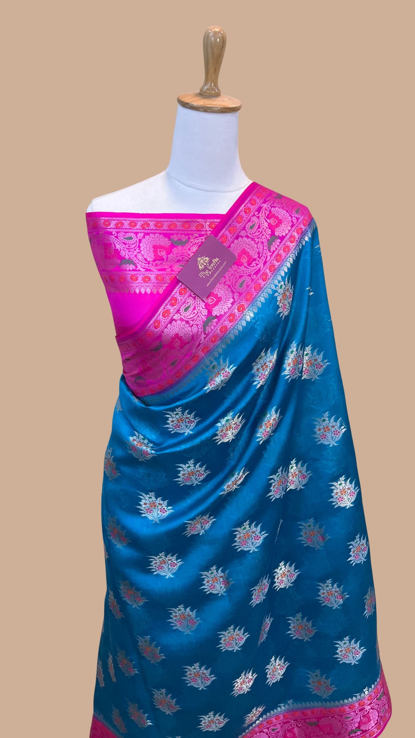 Pure Dupion Silk Banarasi Saree