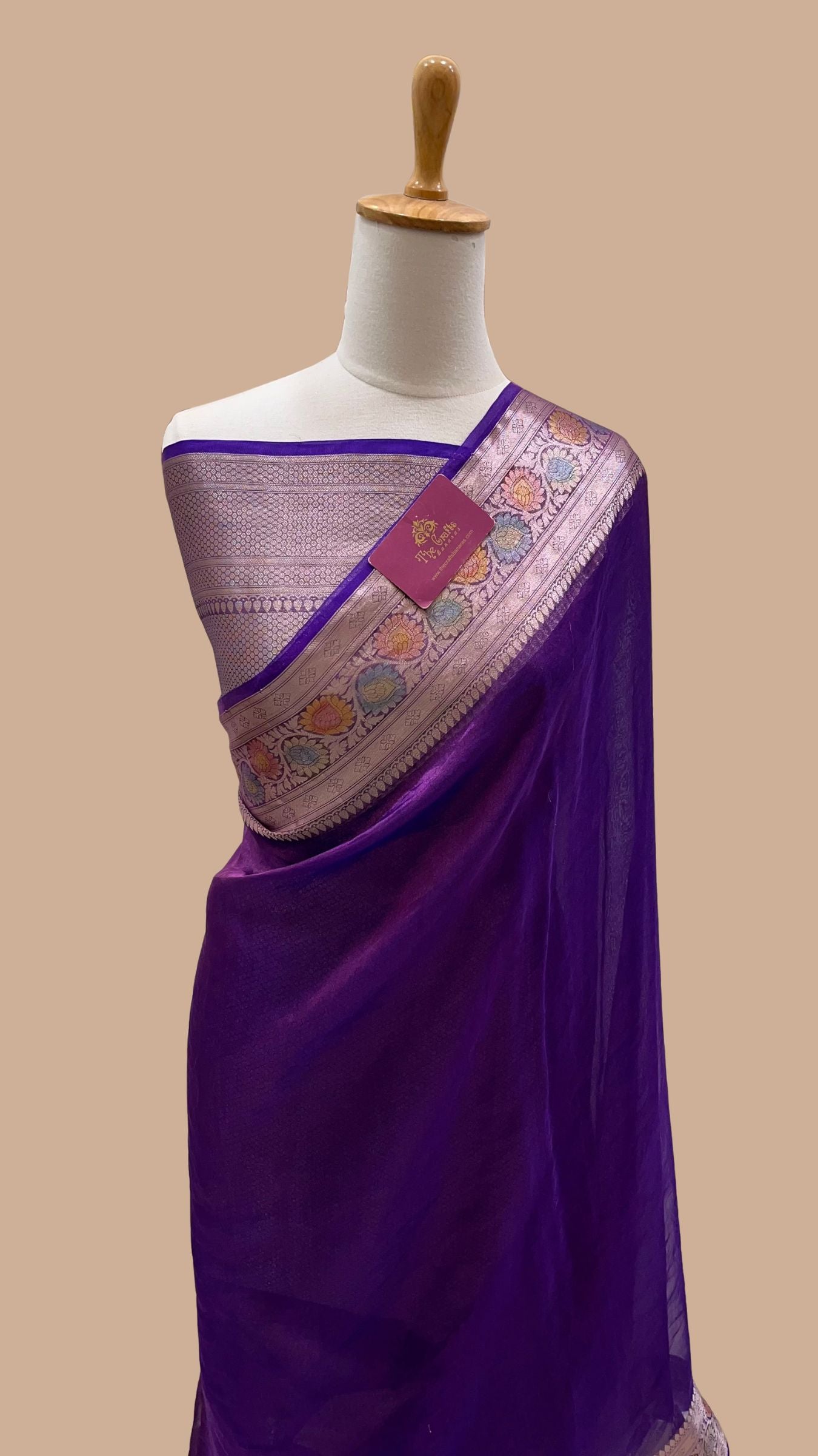 Pure Kora Tissue Silk Banarasi Saree