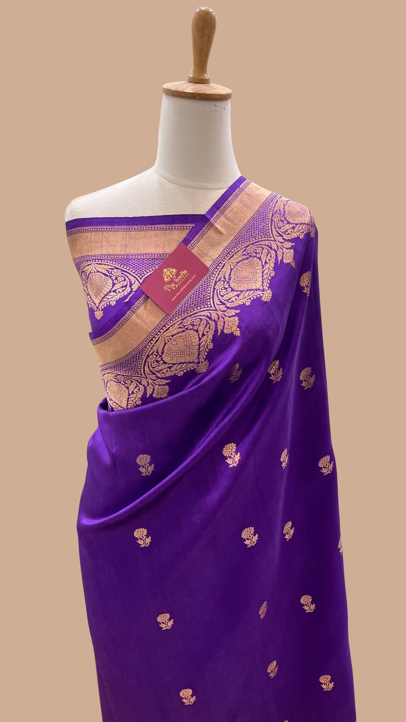 Pure Mango Silk Handloom Banarasi Saree