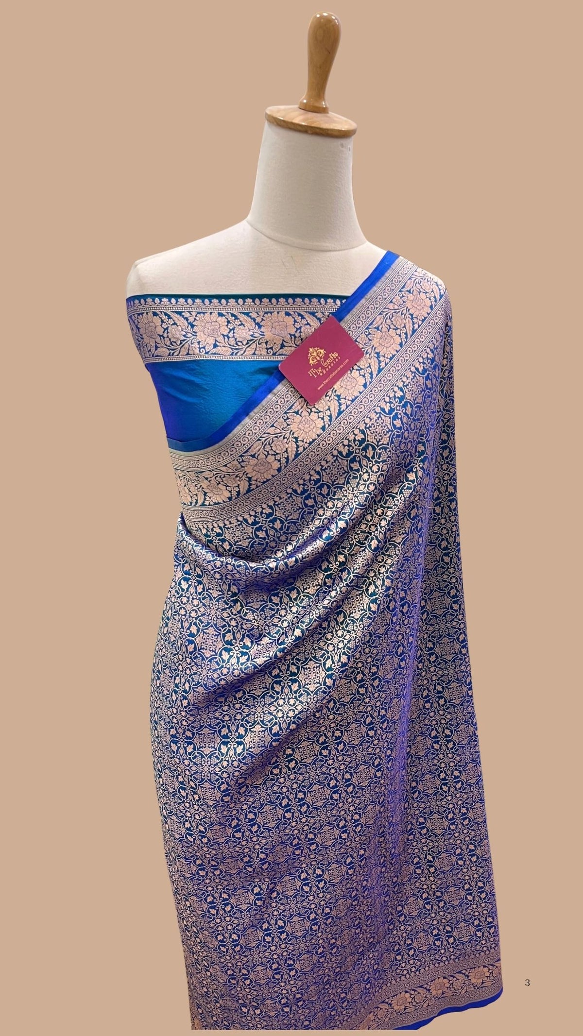 Pure Katan Silk Handloom Banarasi Saree - Tanchui Brocade