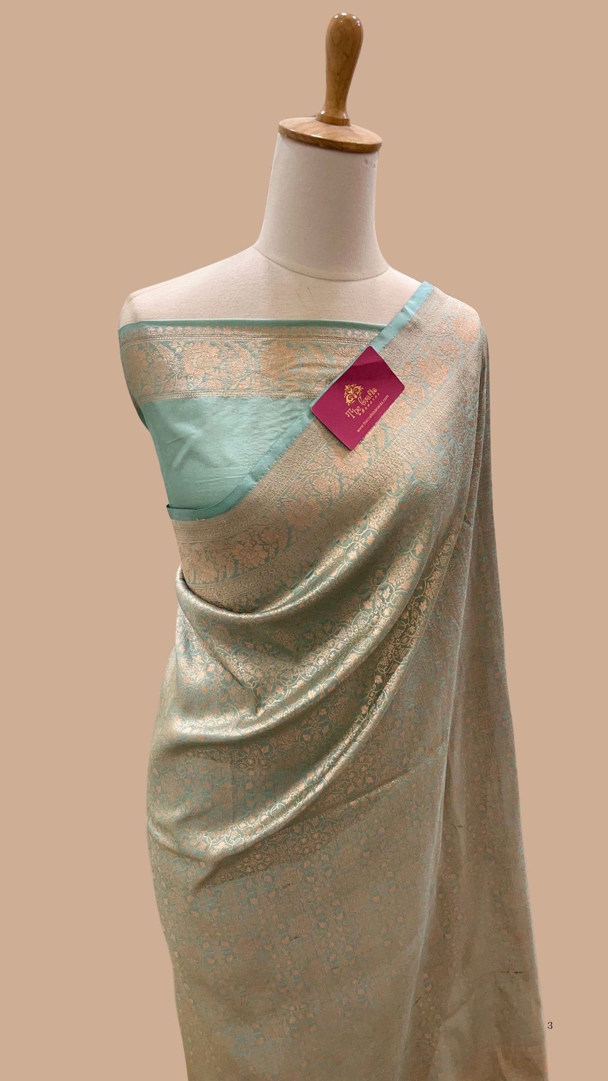 Pure Katan Silk Handloom Banarasi Saree - Tanchui Brocade