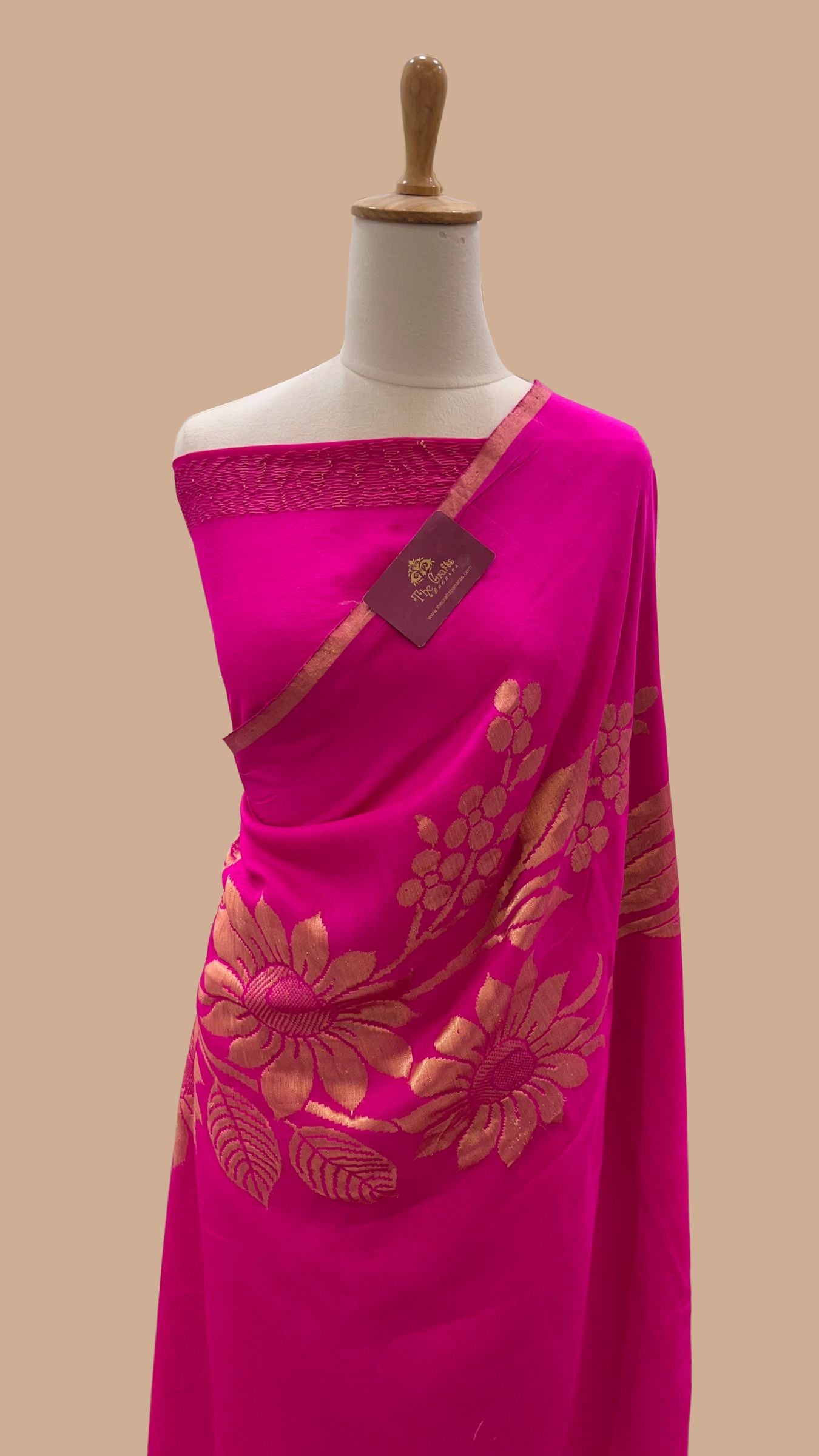 Pure Munga Silk Handloom Banarasi Saree