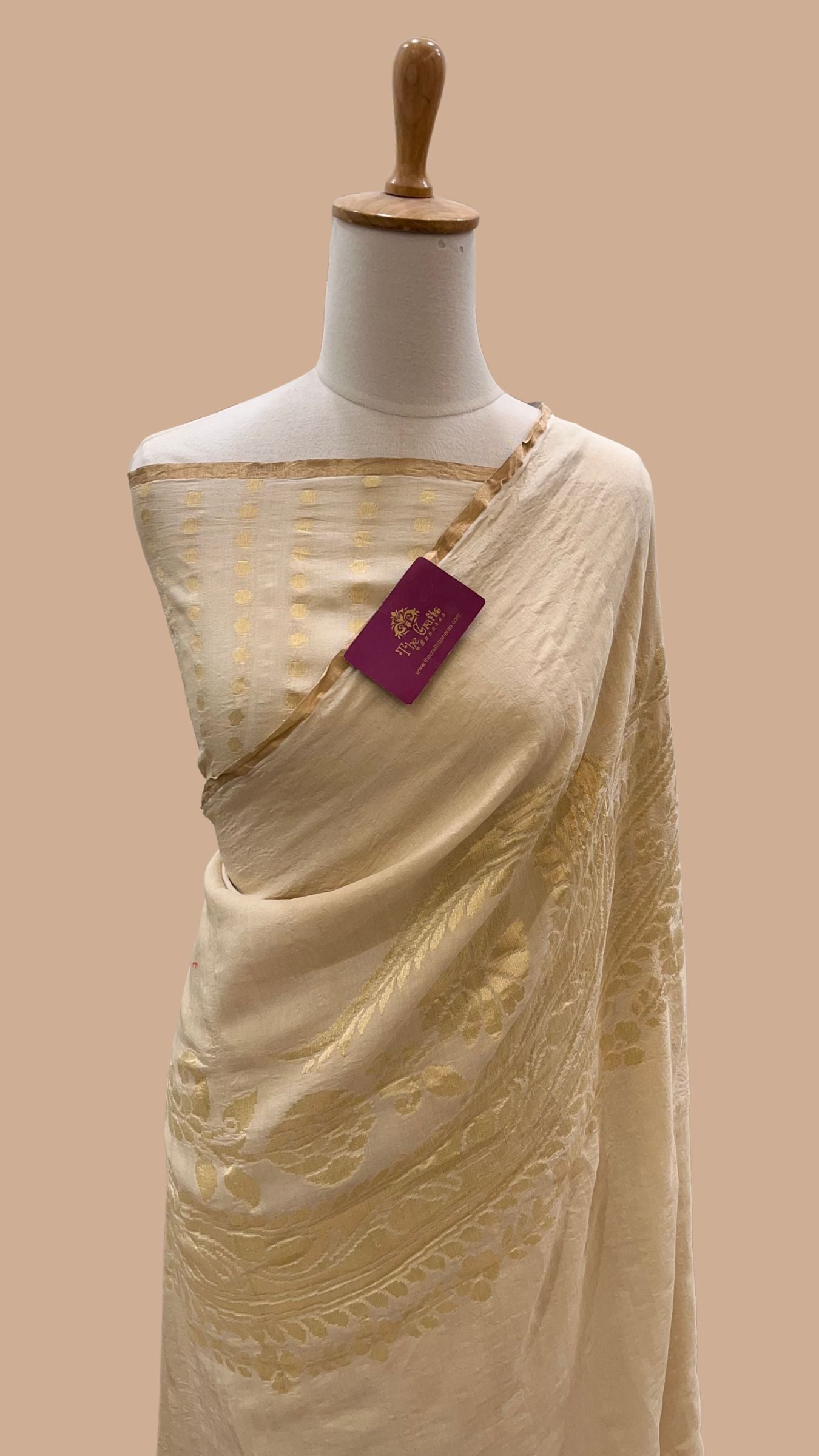 Pure Munga Silk Handloom Banarasi Saree
