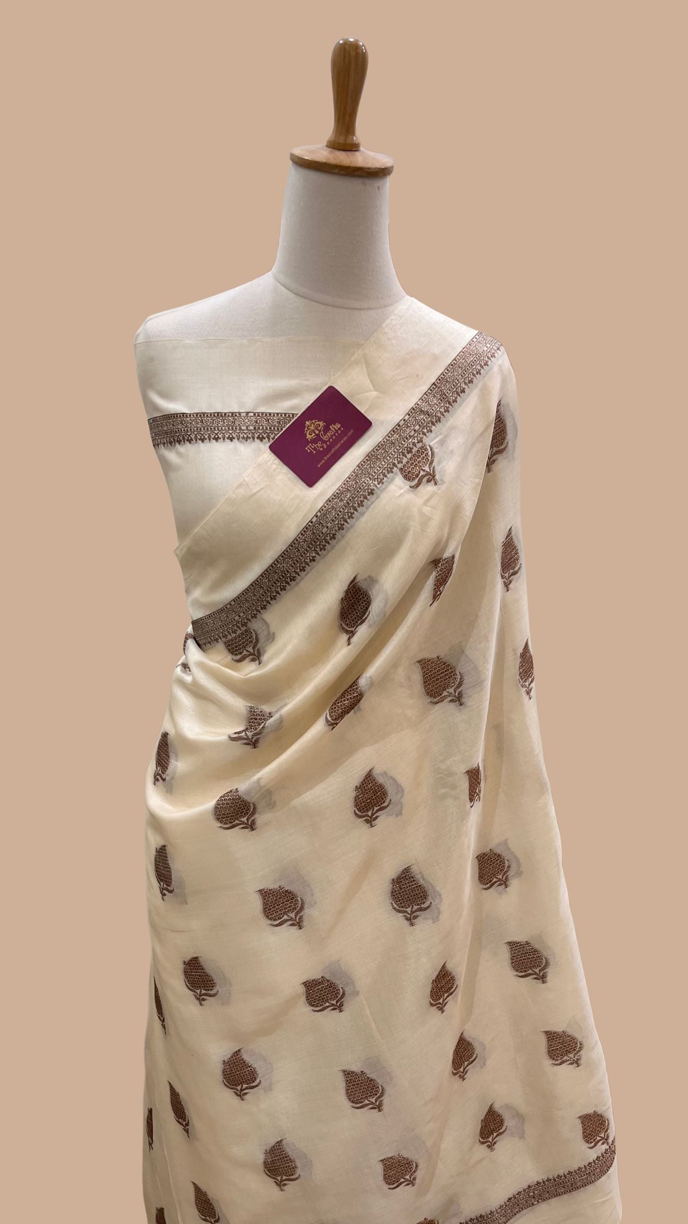 Pure Tussar Silk Banarasi Saree