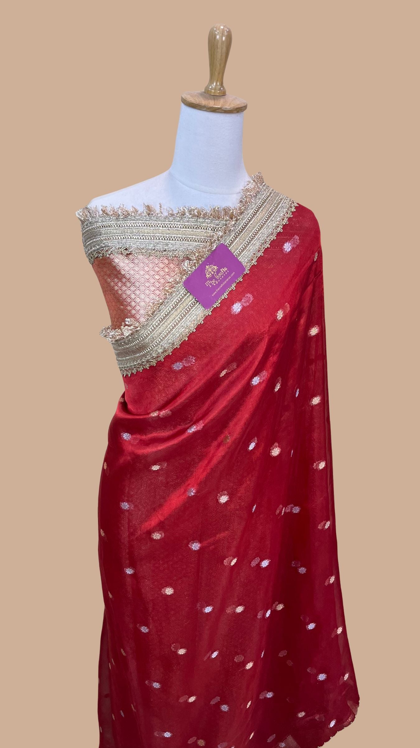 Pure Kora Tissue Silk Banarasi Saree