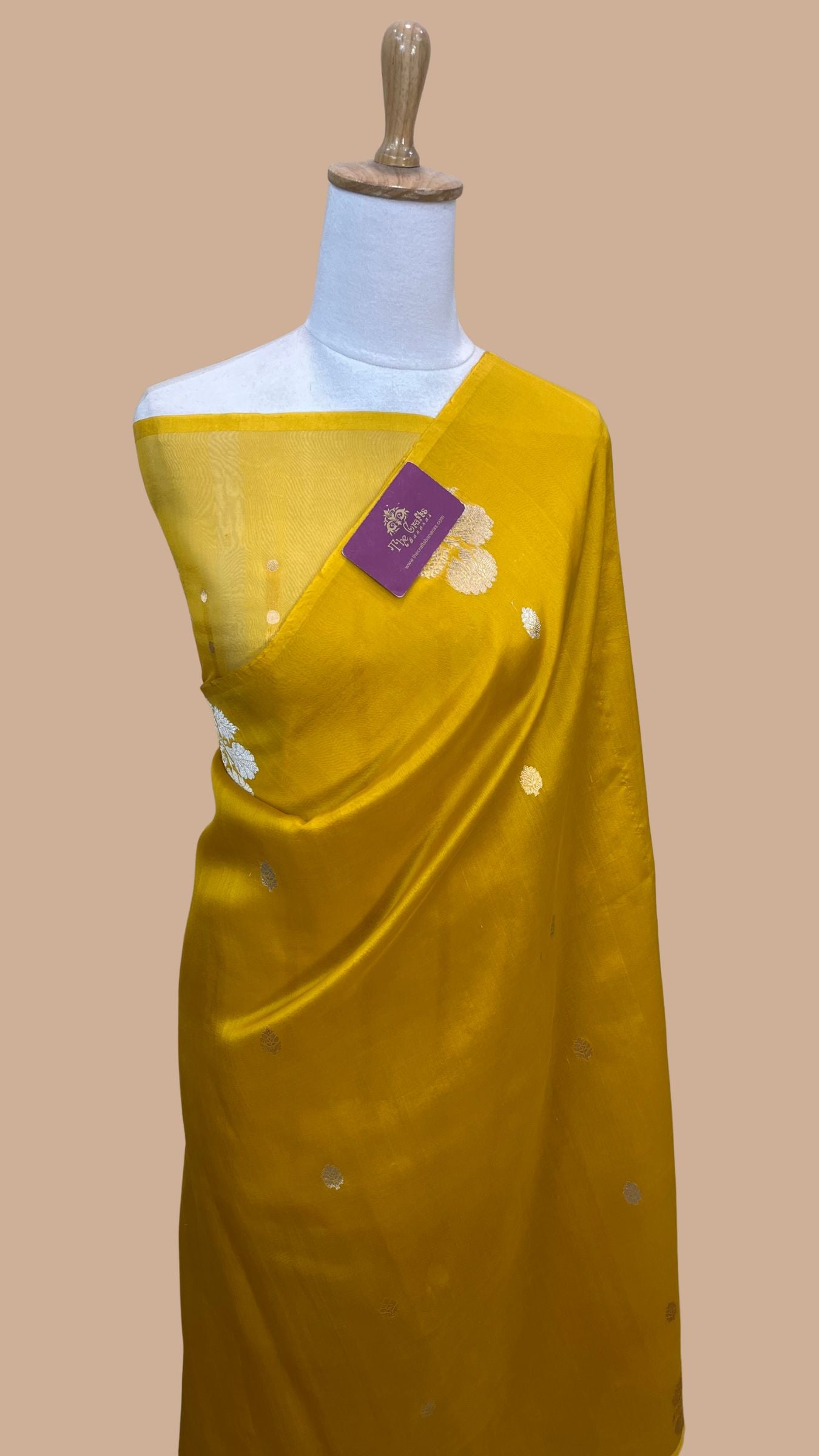 Pure Kora Silk Handloom Banarasi Saree