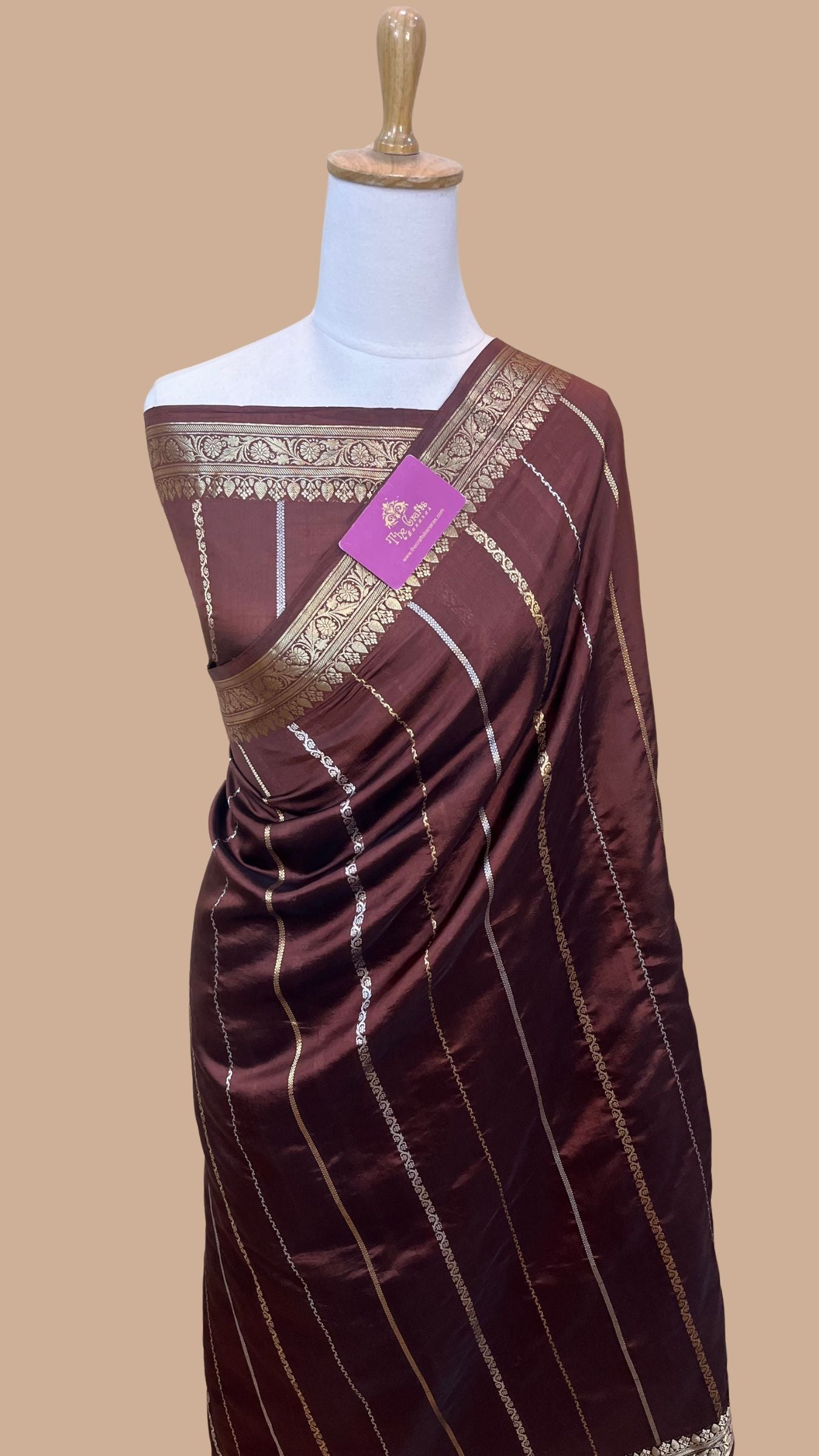 Pure Mango Silk Handloom Banarasi Saree