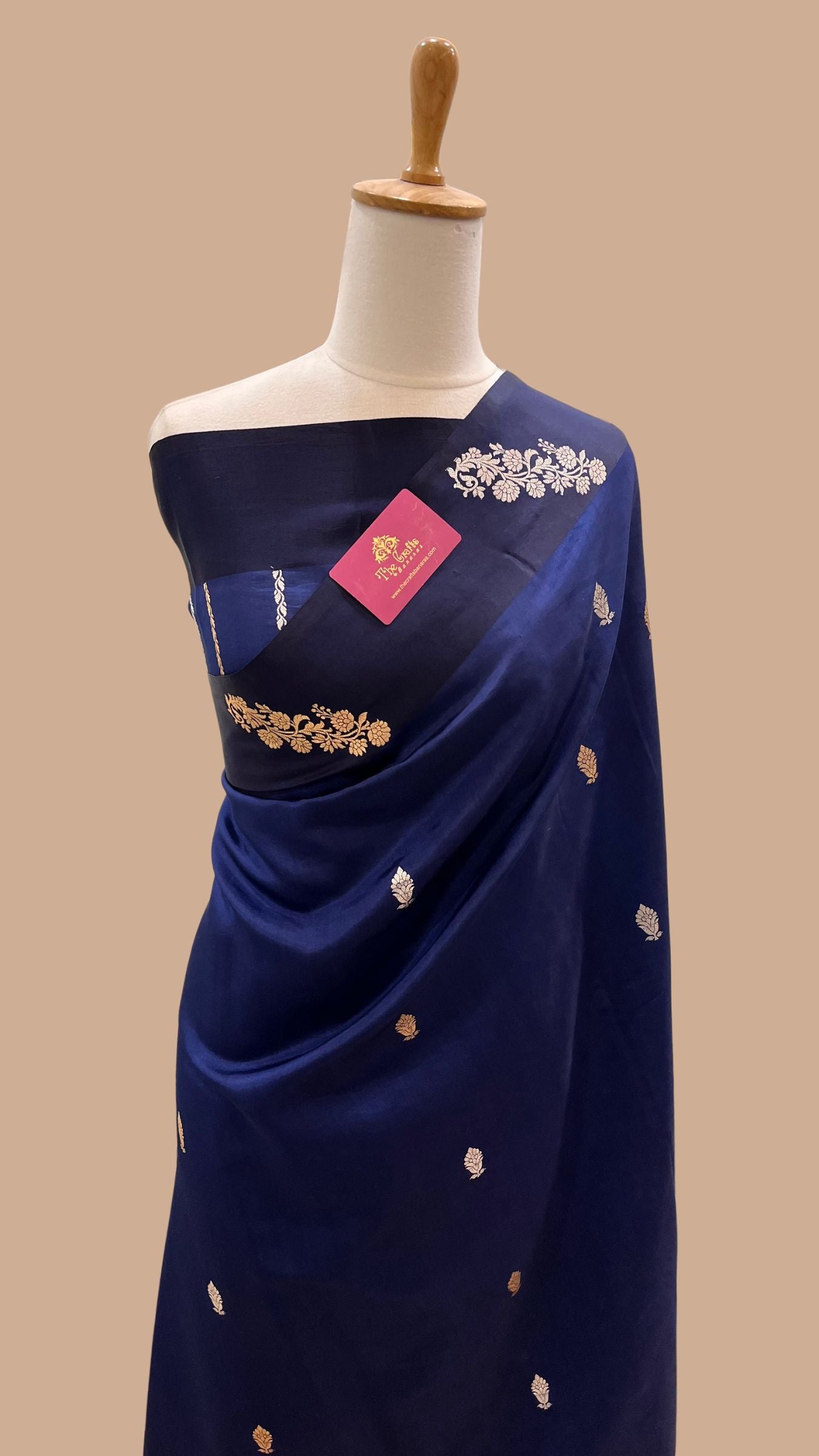 Pure Mango Silk Handloom Banarasi Saree