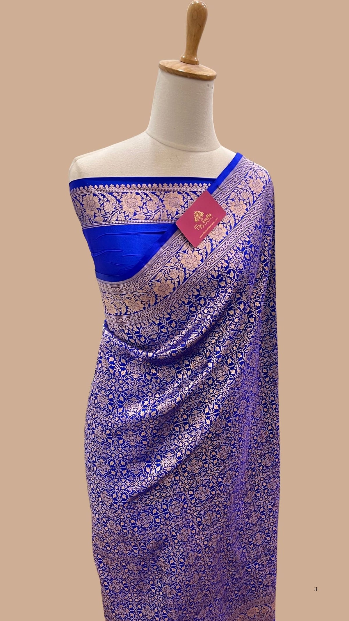 Pure Katan Silk Handloom Banarasi Saree - Tanchui Brocade
