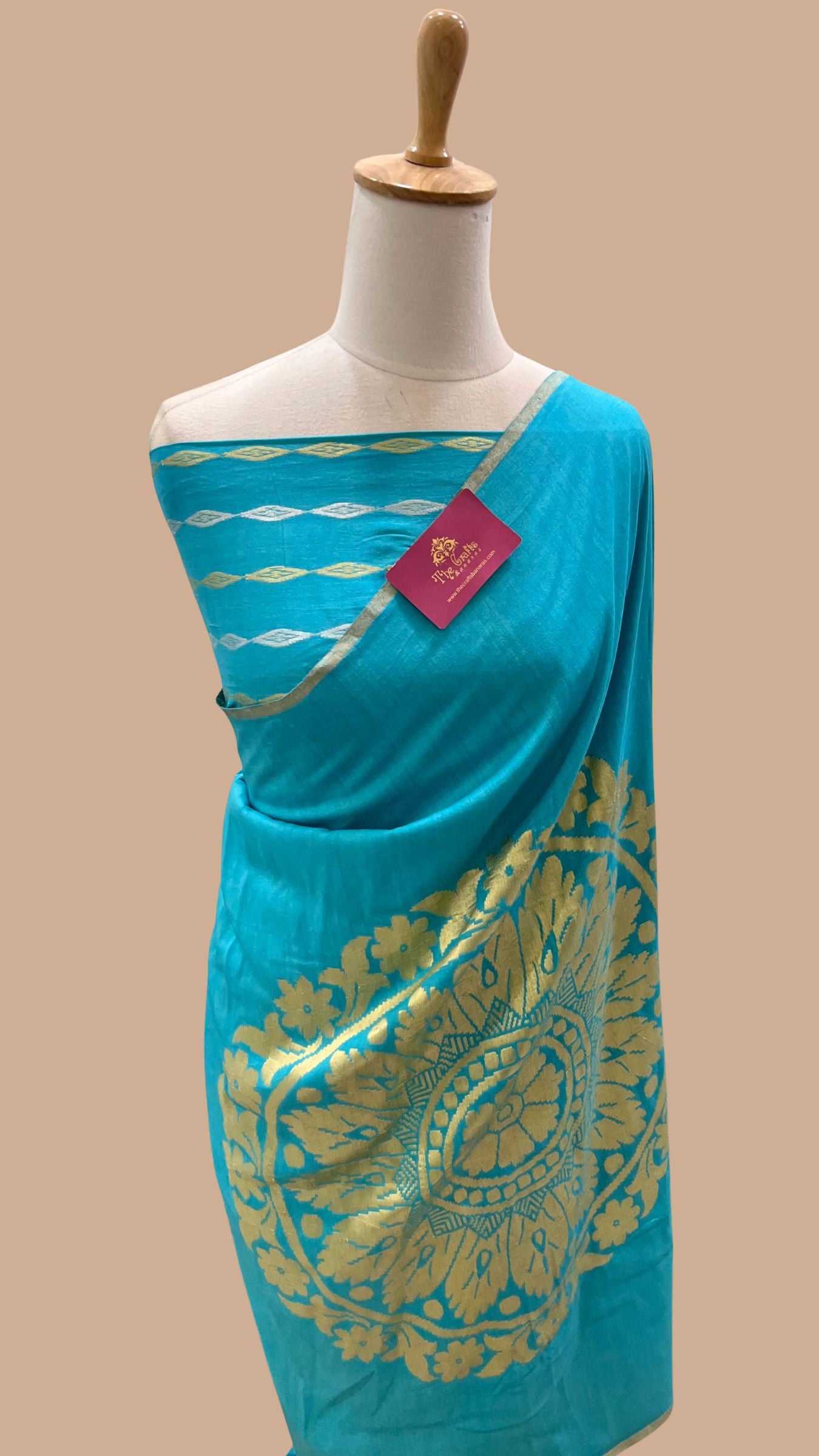 Pure Munga Silk Handloom Banarasi Saree