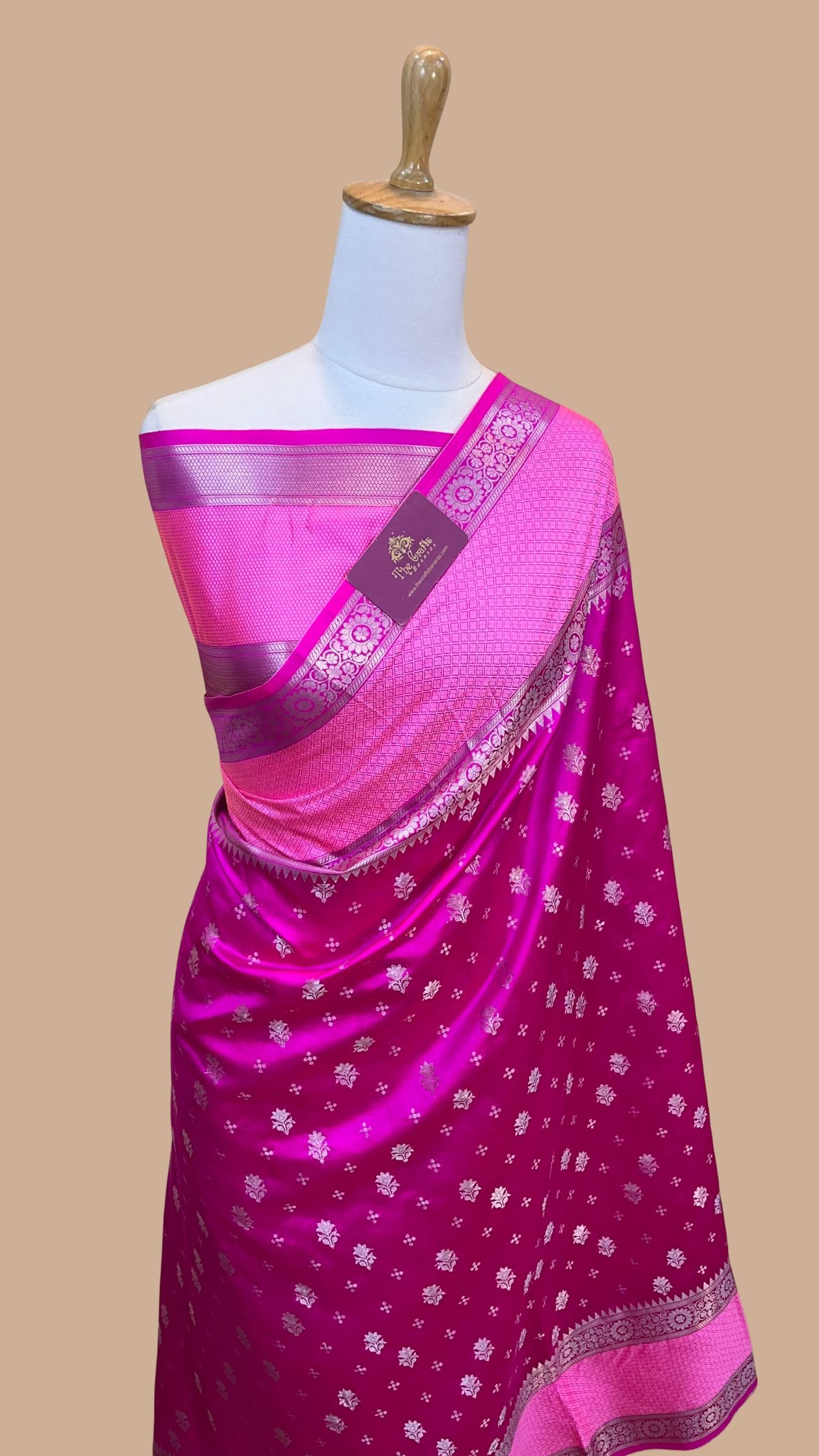 Pure Mango Silk Banarasi Saree