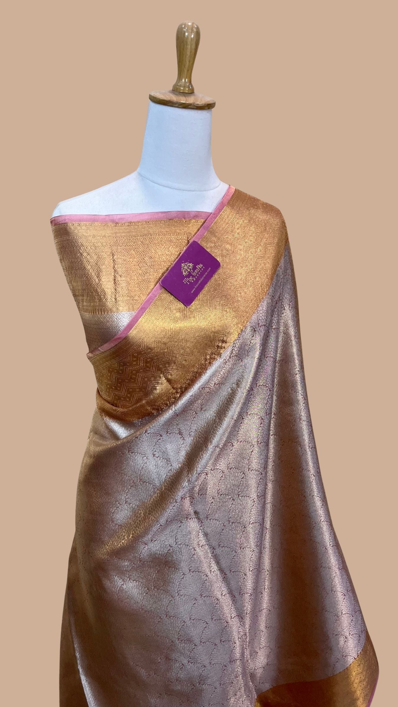 Pure Tissue Silk Brocade Banarasi Saree
