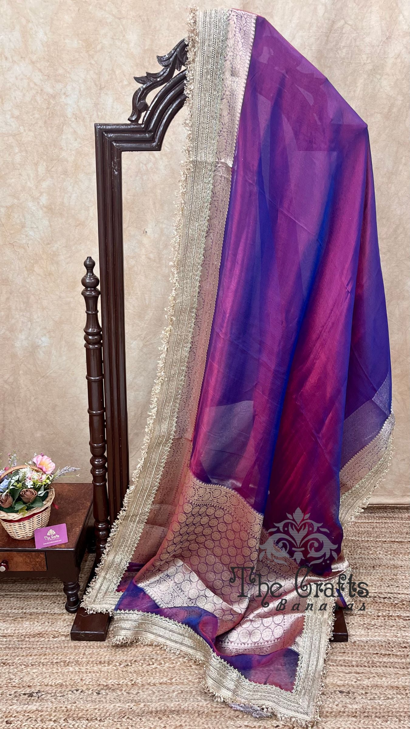 Pure Kora Tissue Silk Banarasi Saree