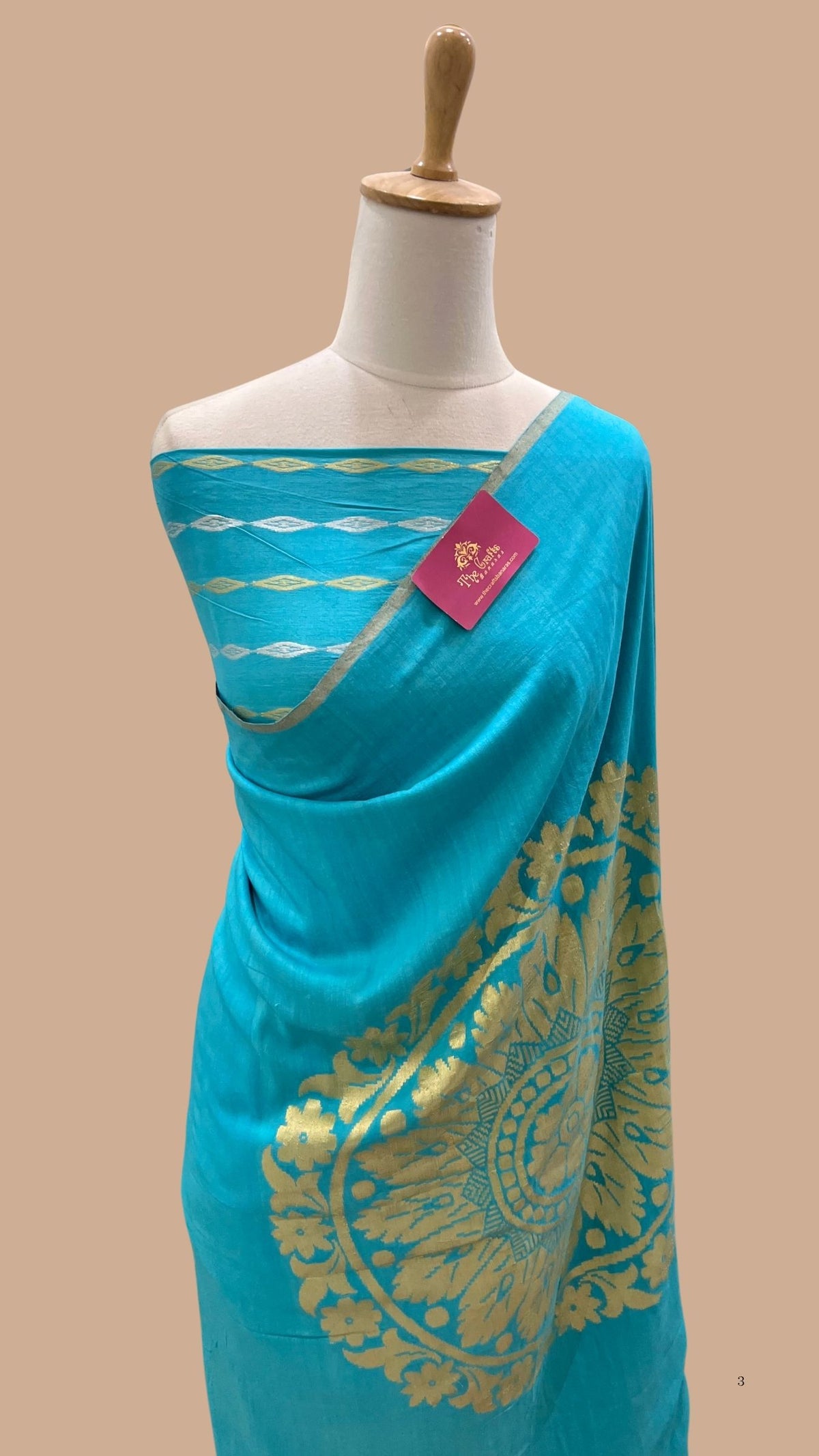 Pure Munga Silk Handloom Banarasi Saree