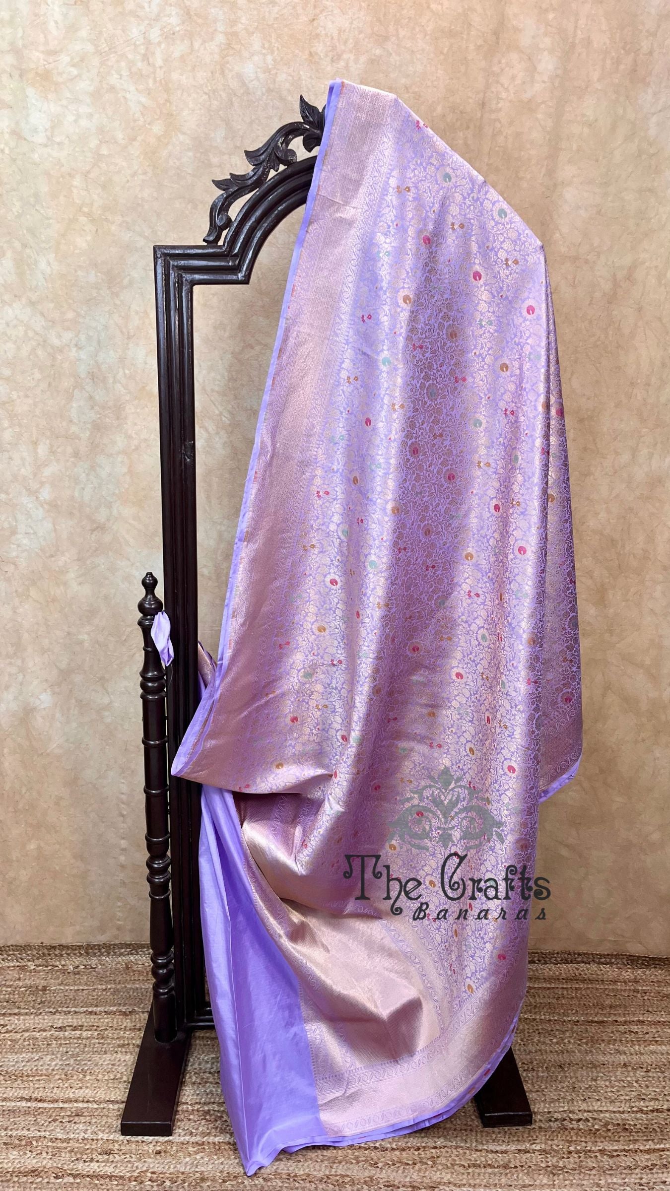 Pure Katan Silk Handloom Banarasi Saree - Tanchui Brocade Meena