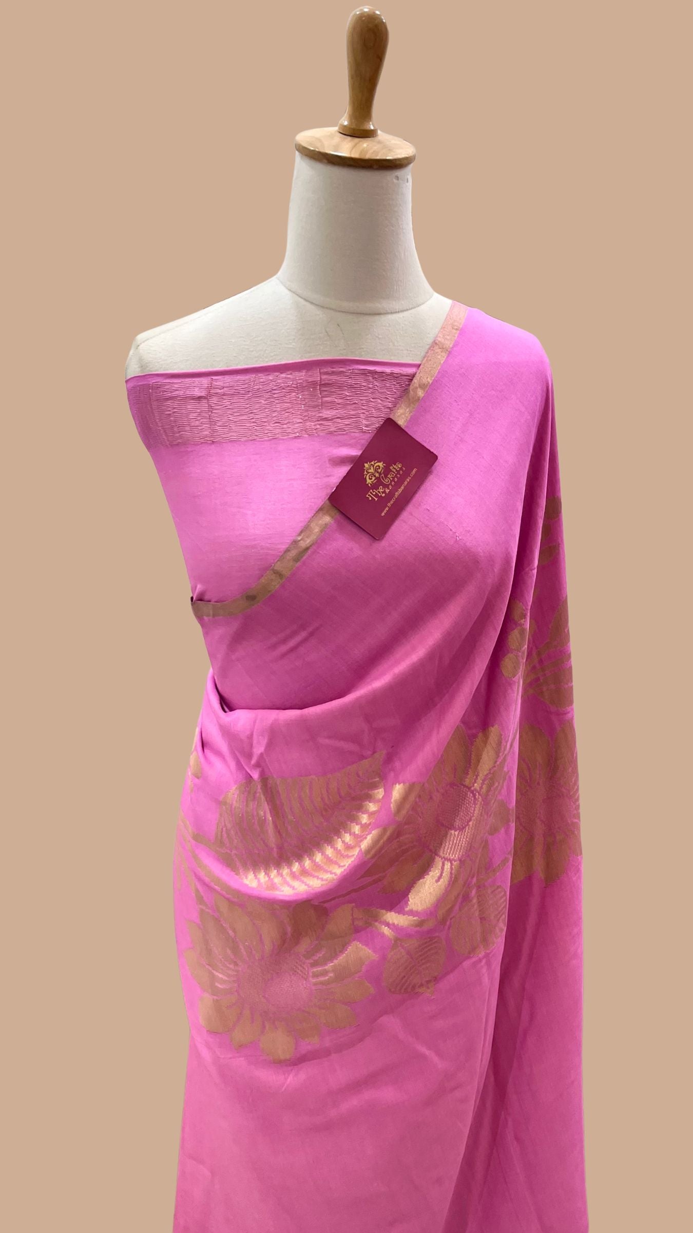 Pure Munga Silk Handloom Banarasi Saree