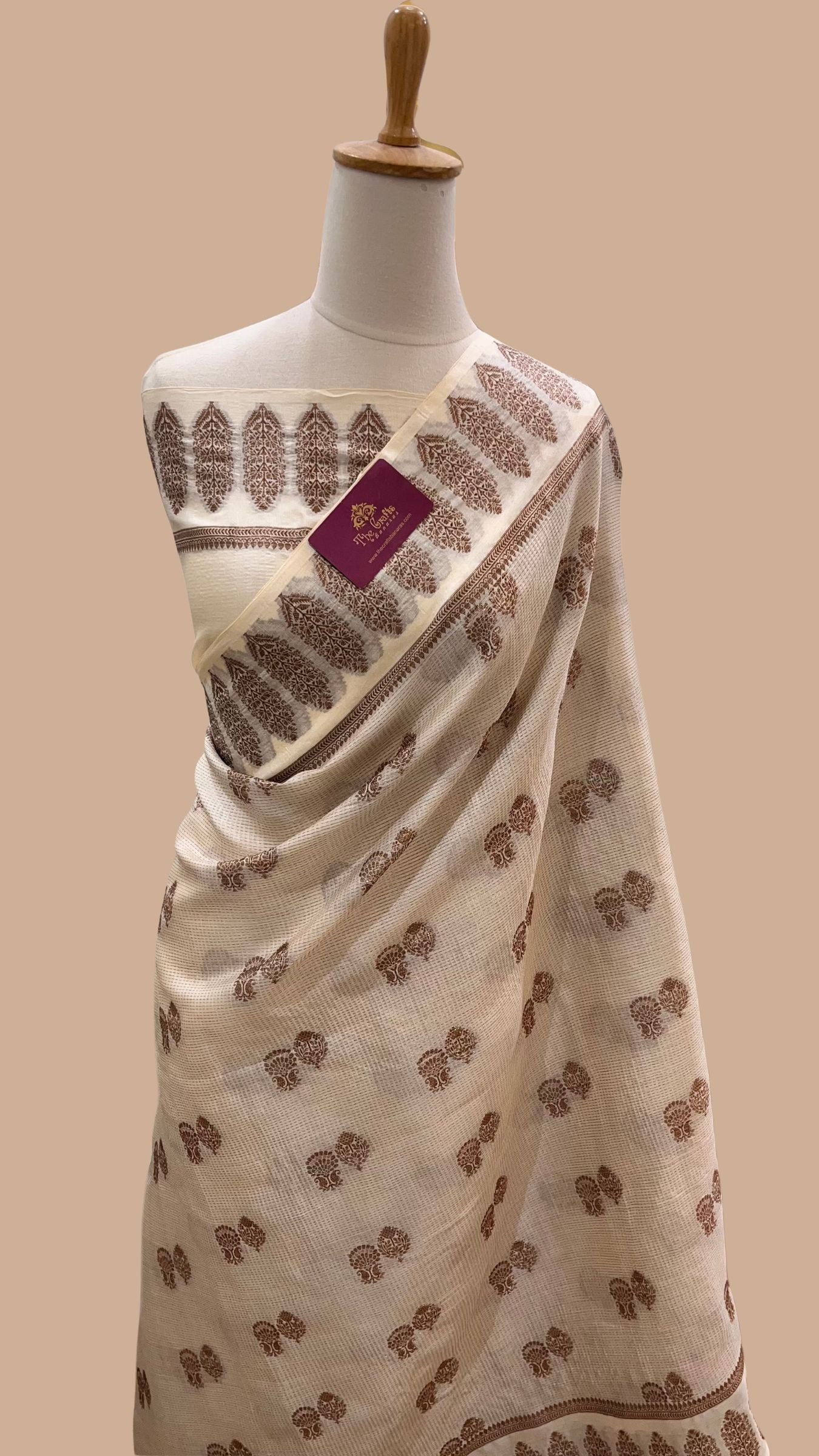 Pure Tussar Silk Banarasi Saree