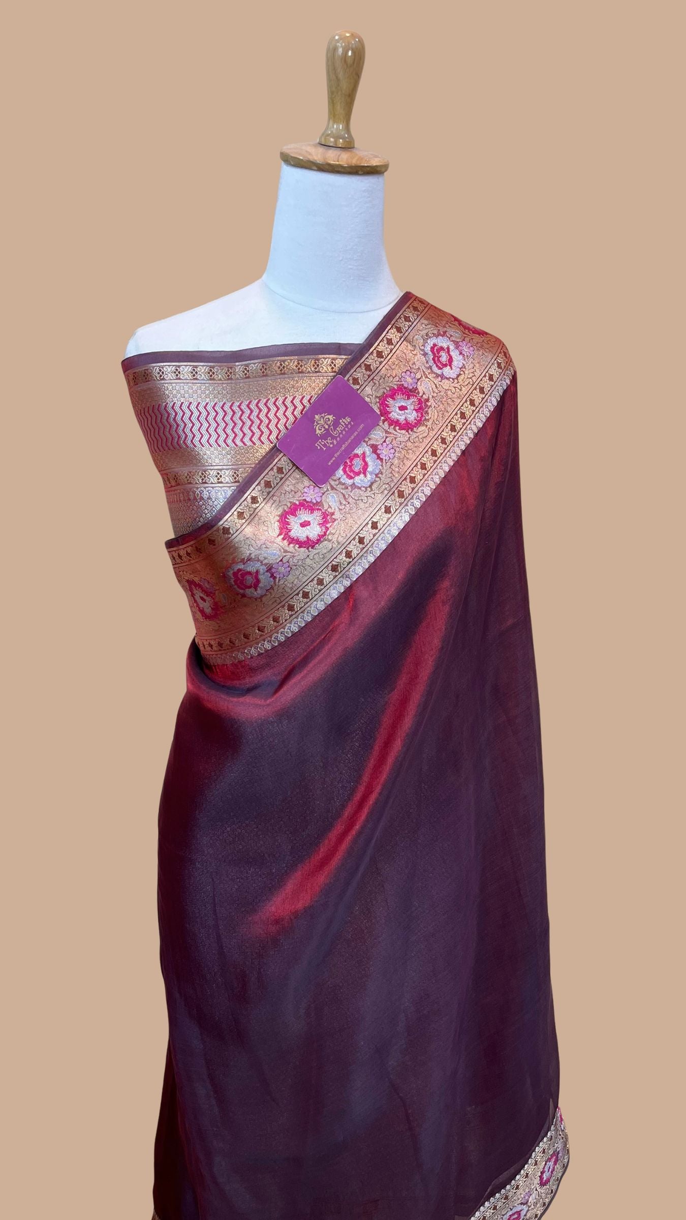 Pure Kora Tissue Silk Banarasi Saree