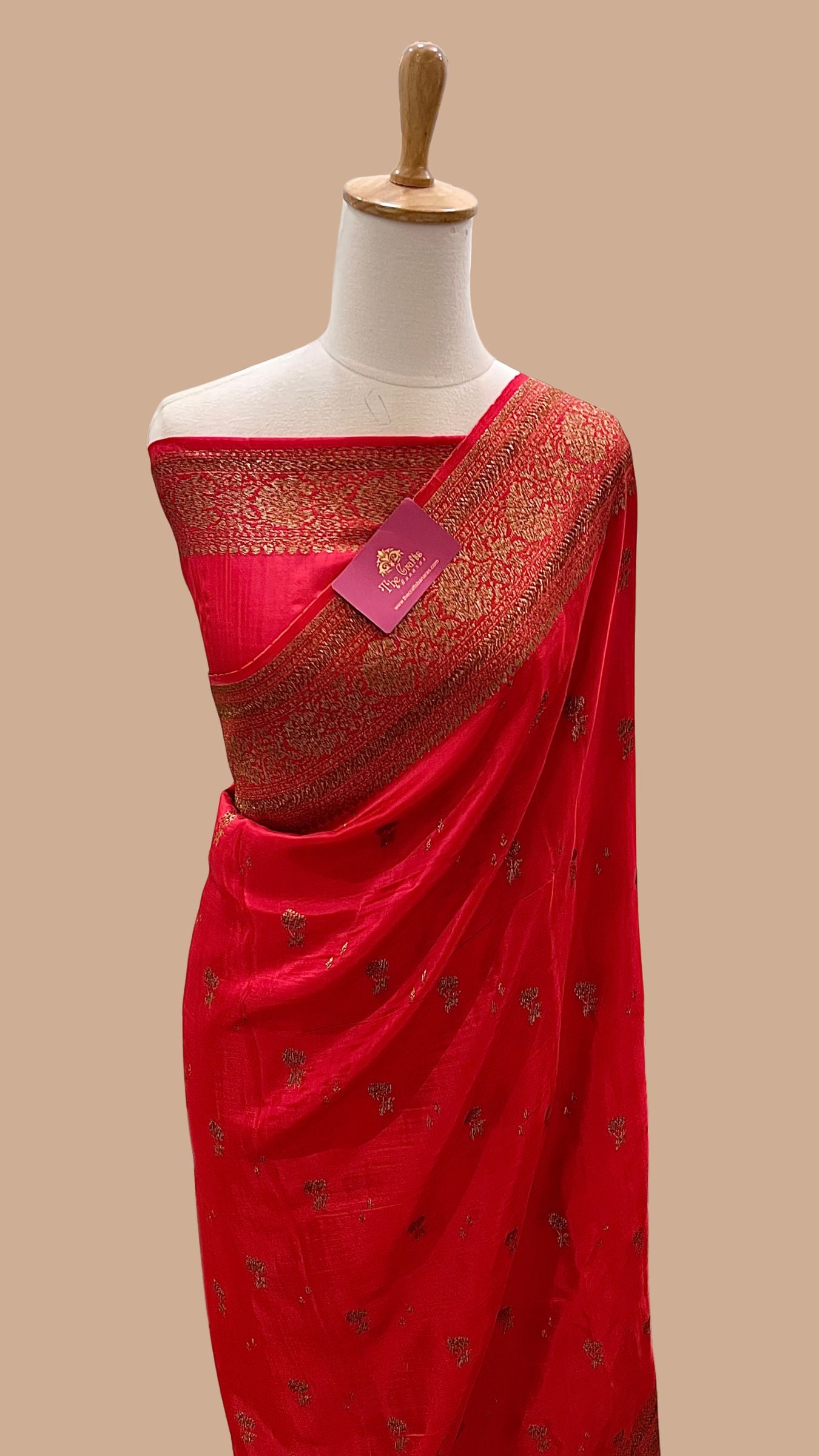 Pure Crepe Silk Banarasi Saree