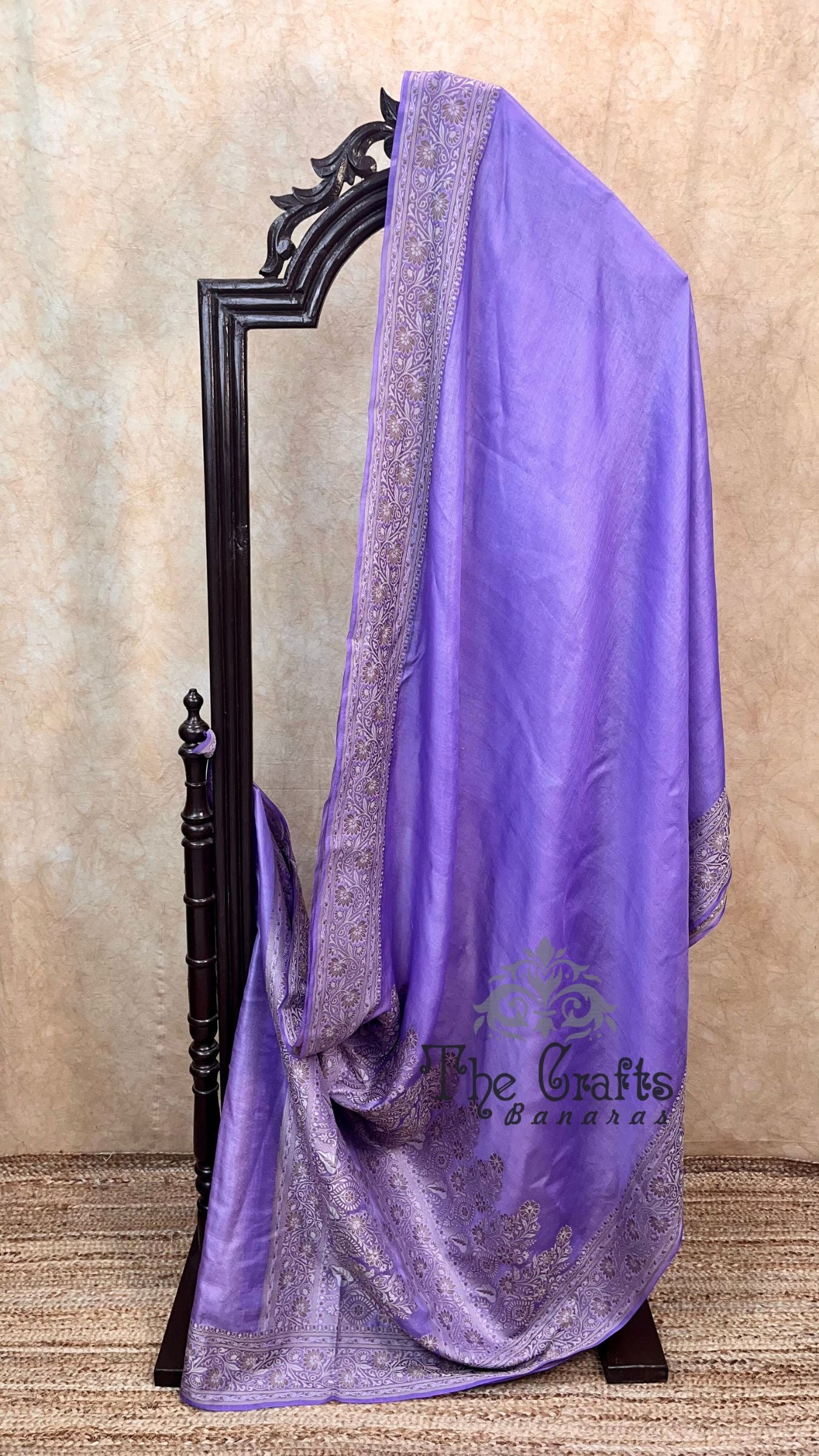 Pure Butter Crepe Banarasi Saree