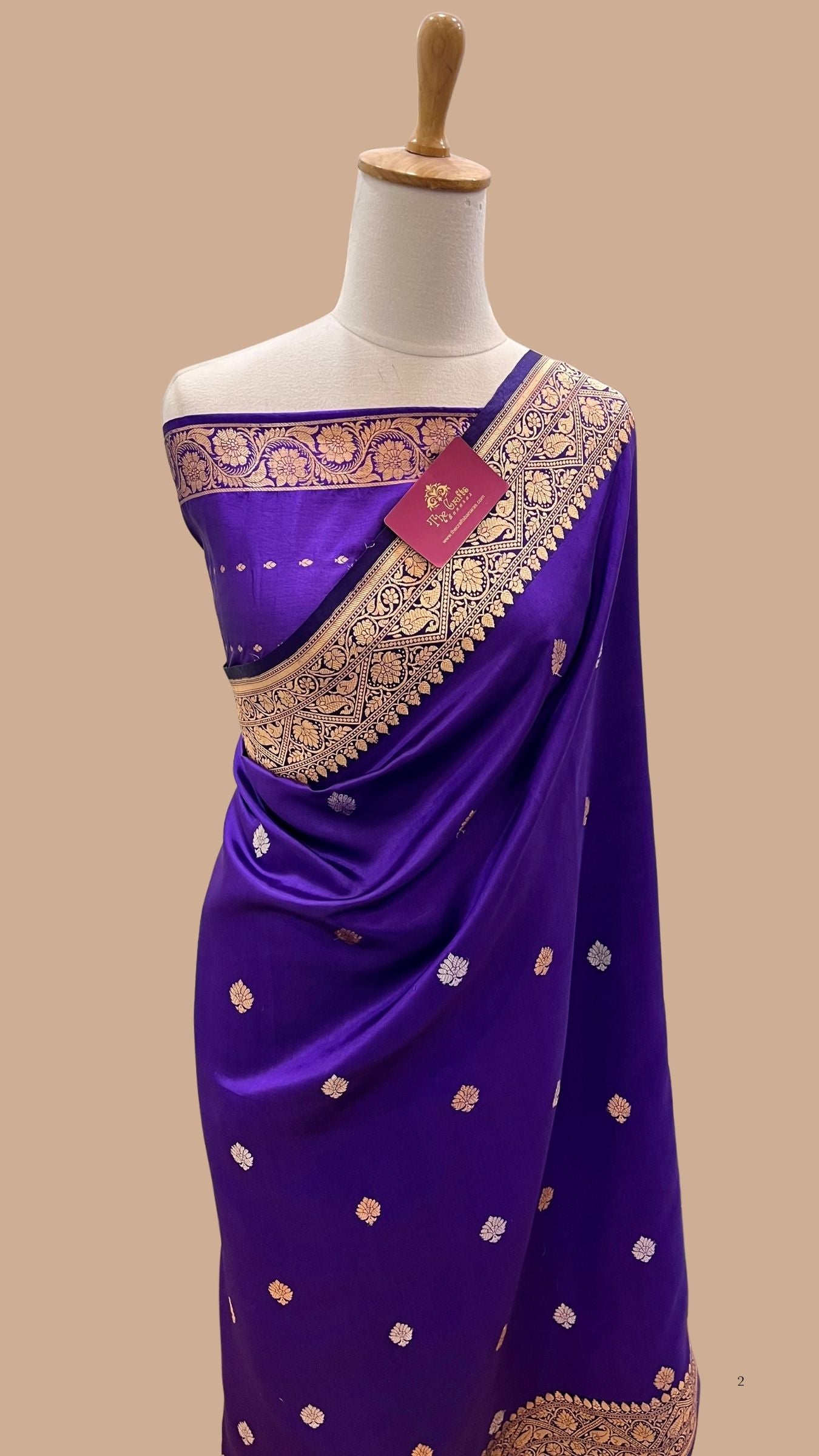 Pure Mango Silk Handloom Banarasi Saree