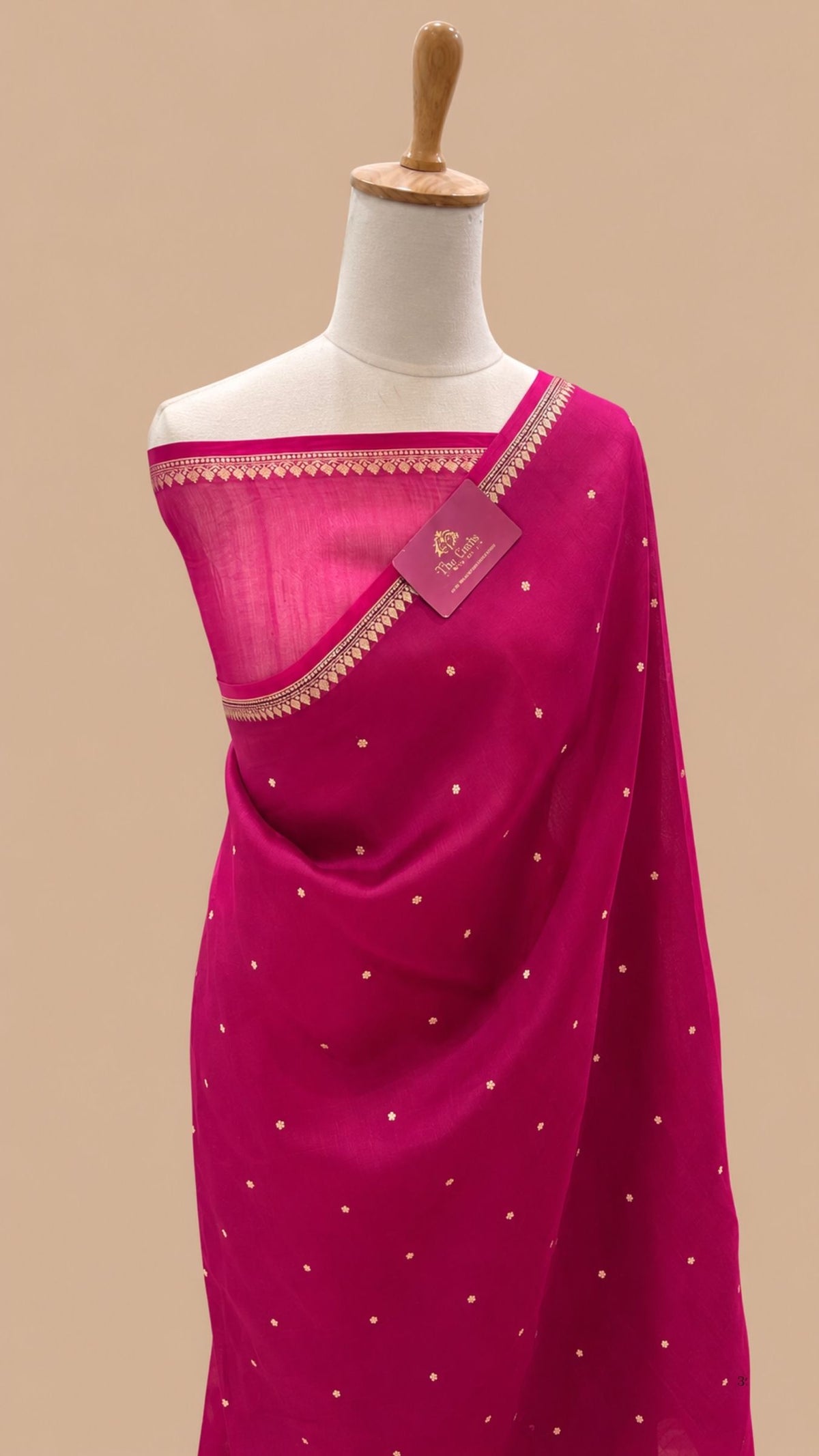 Pure Kora Silk Handloom Banarasi Saree
