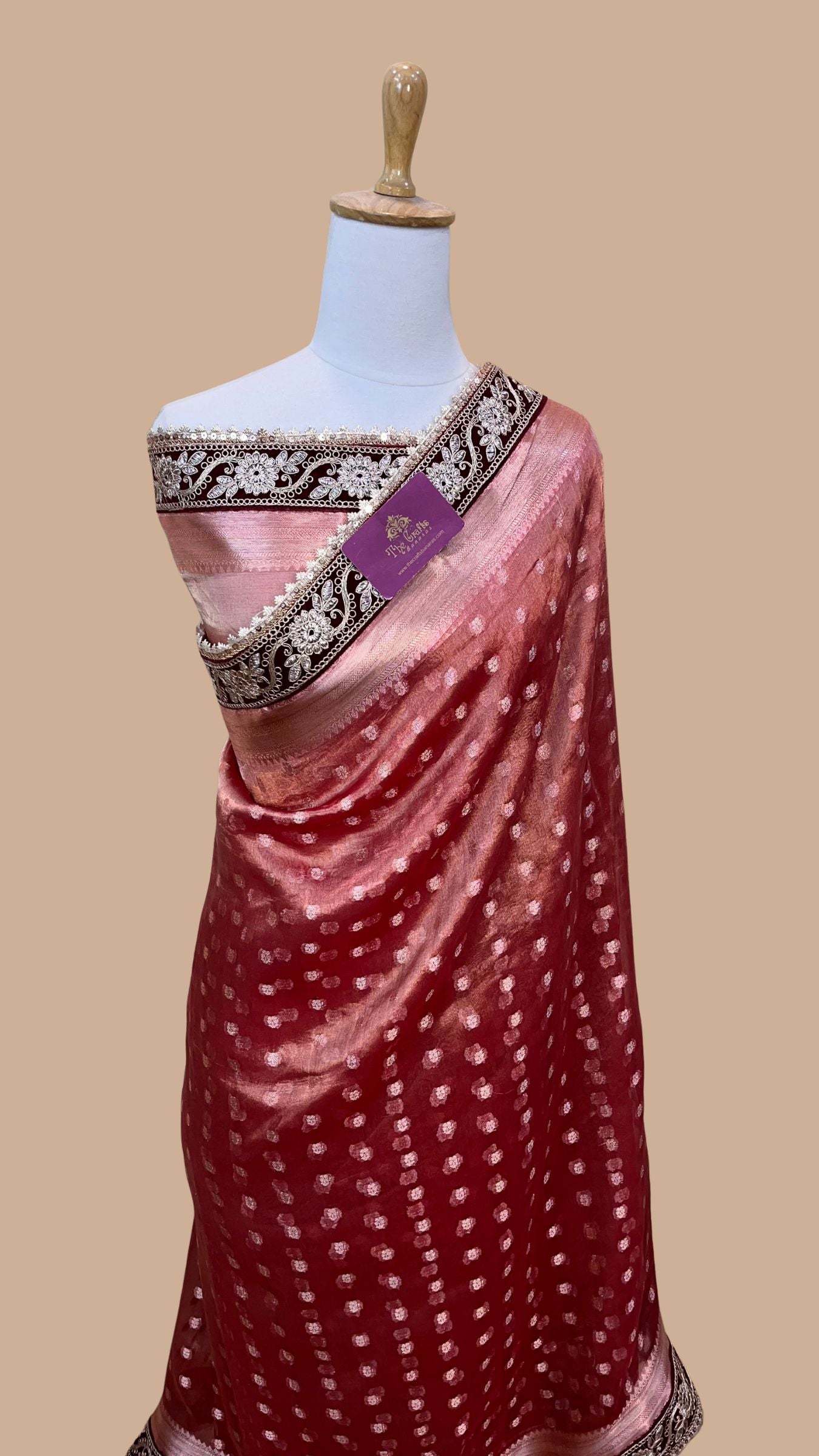 Pure Kora Tissue Silk Banarasi Saree