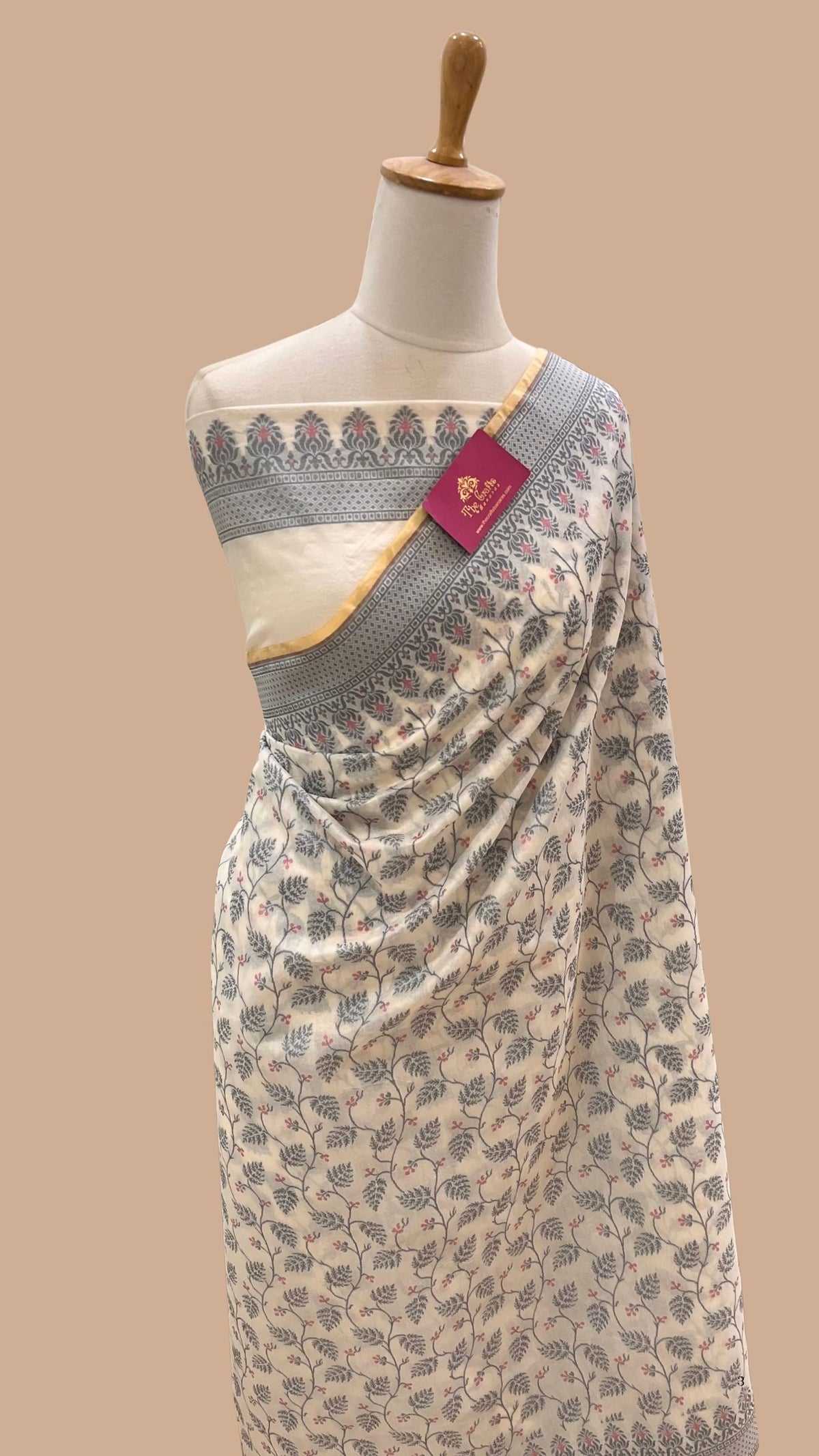 Pure Cotton Patola Reshmi Zari Banarasi Saree